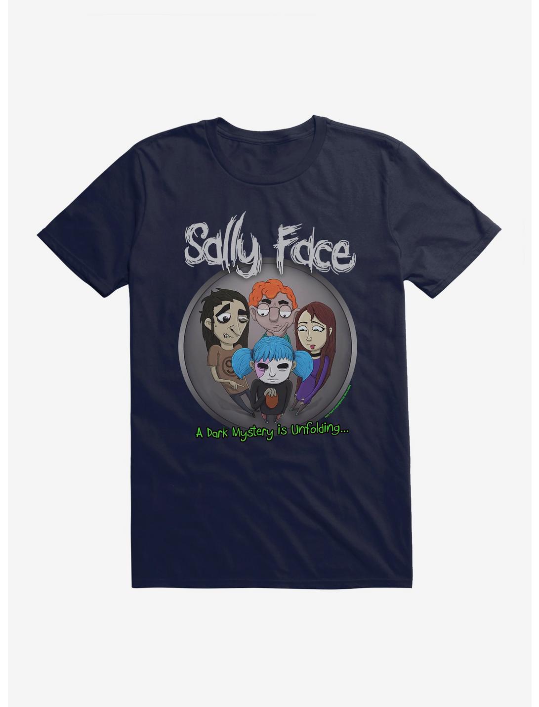 Sally Face Dark Mystery Unfolding Logo T-Shirt
