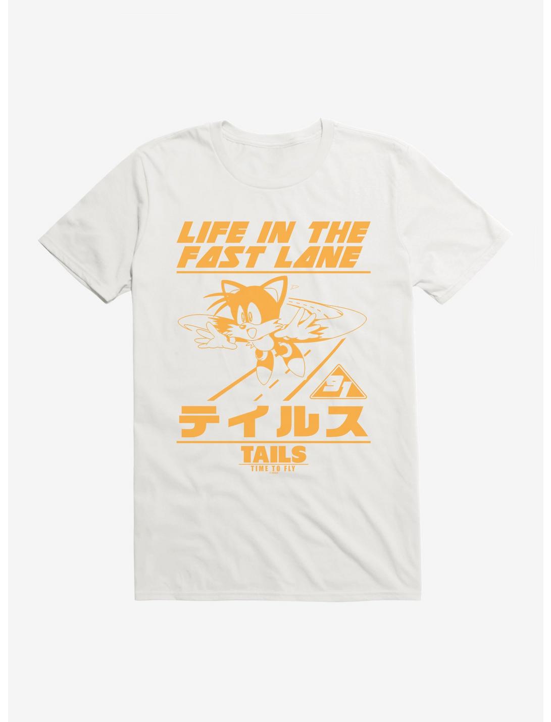 Sonic The Hedgehog Tails Living In The Fast Lane T-Shirt