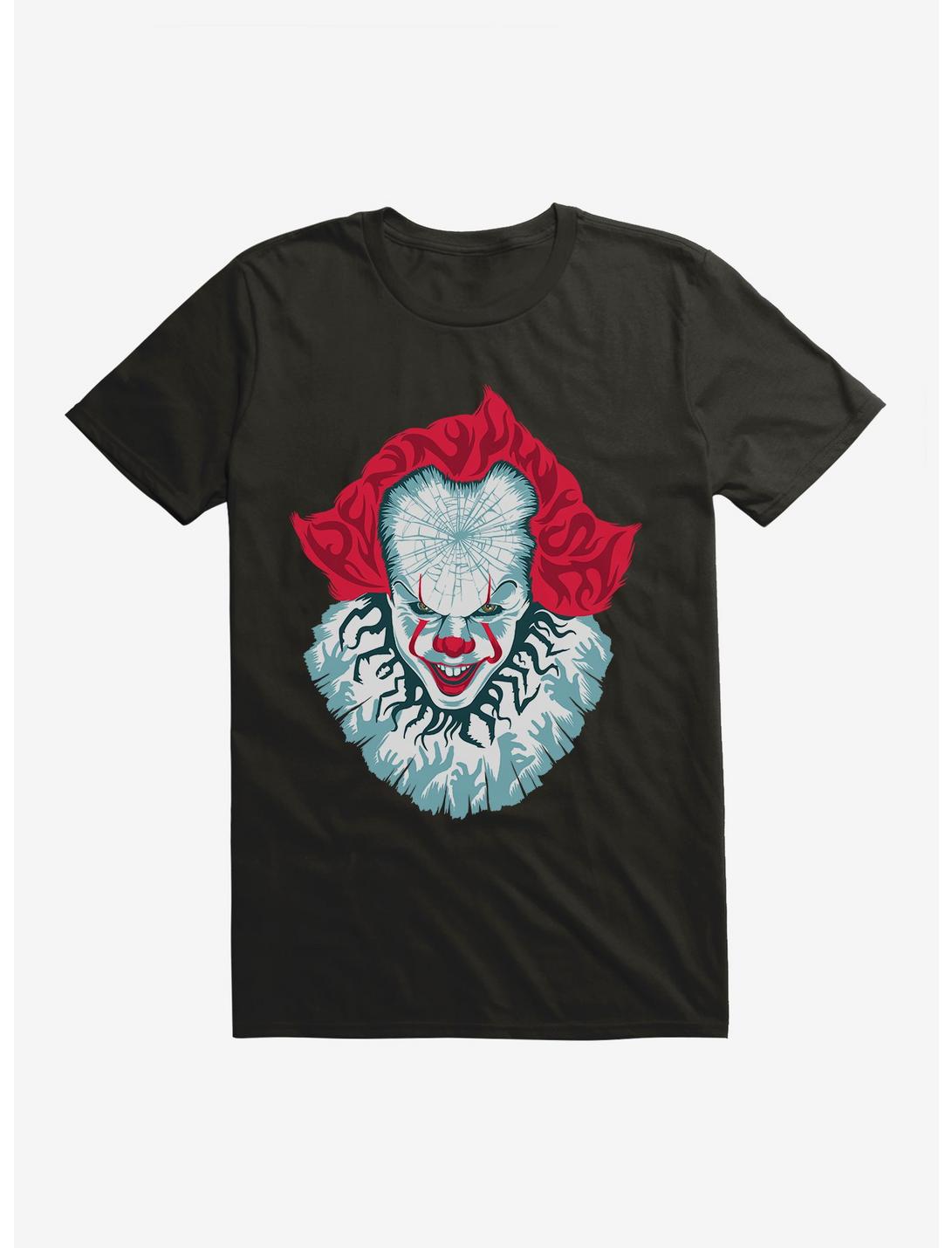 T-shirt artistique vibrant « Pennywise » du film « Ça : Chapitre 2 »