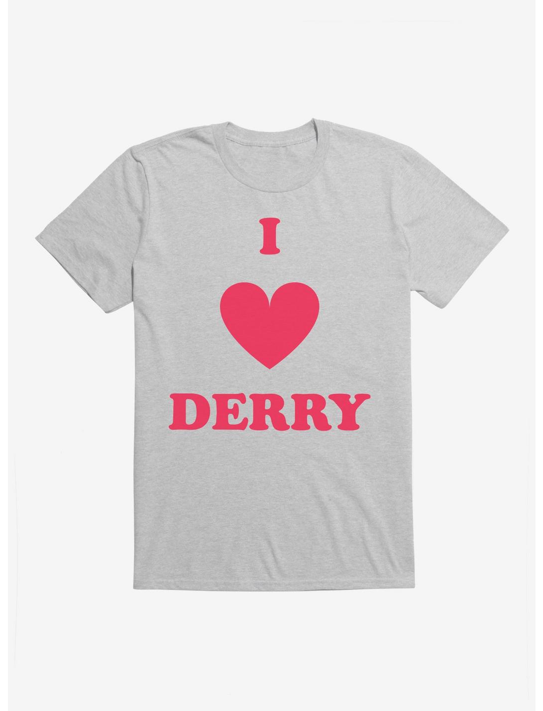 IT Chapter Two I Heart Derry Script Stack T-Shirt
