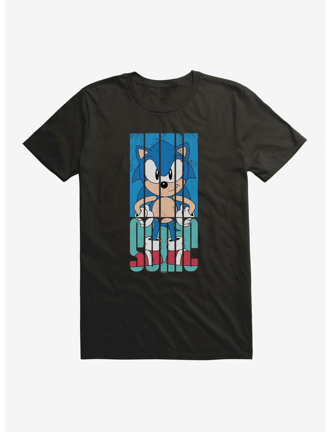 Sonic The Hedgehog Font Pose T-Shirt