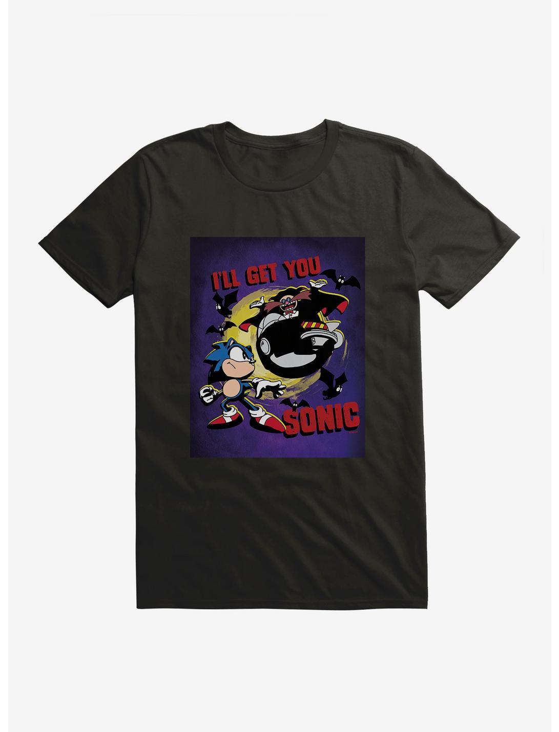 Sonic The Hedgehog Sonic, Doctor Eggman And The Full Moon T-Shirt