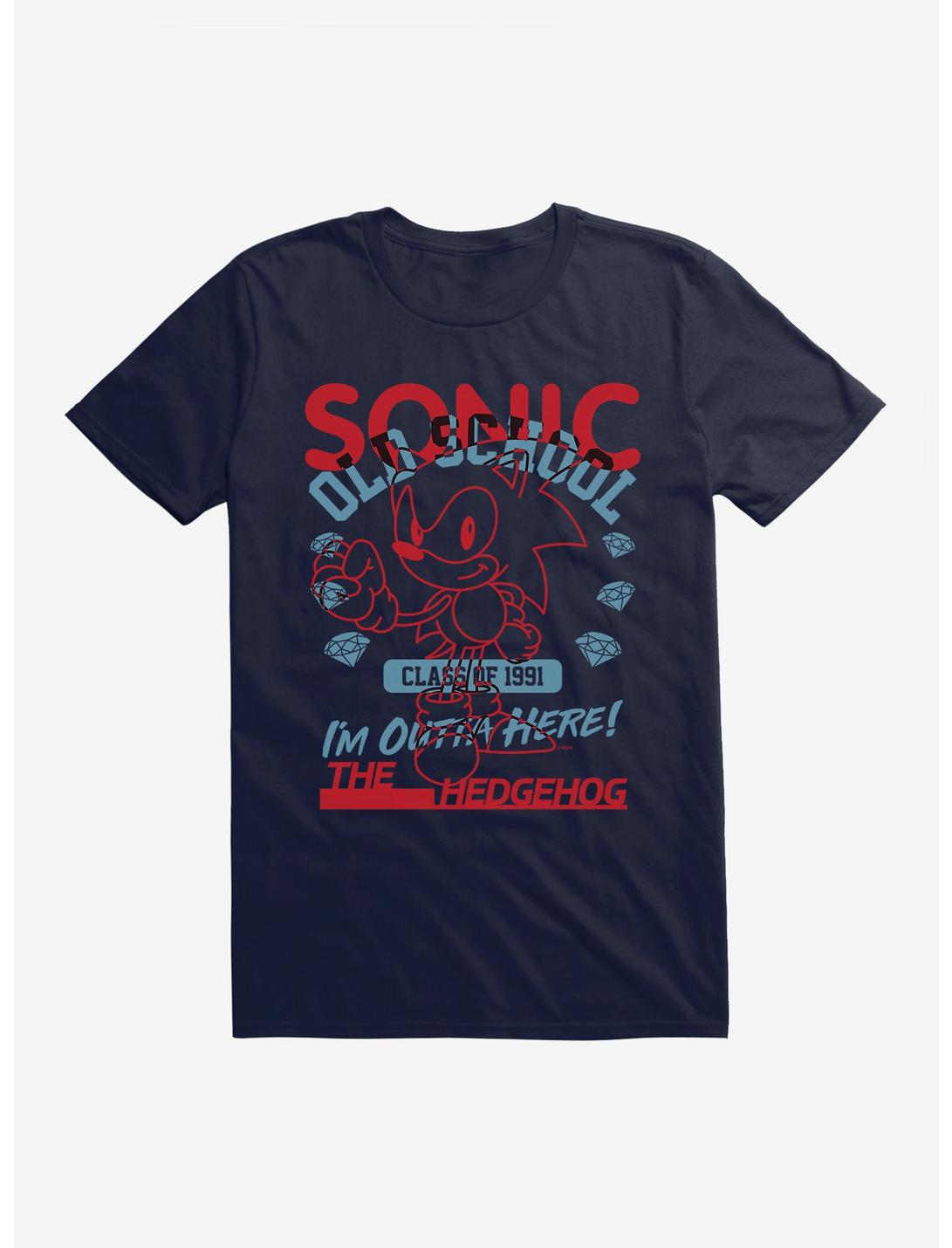 Sonic The Hedgehog Sonic Old School Layered T-Shirt