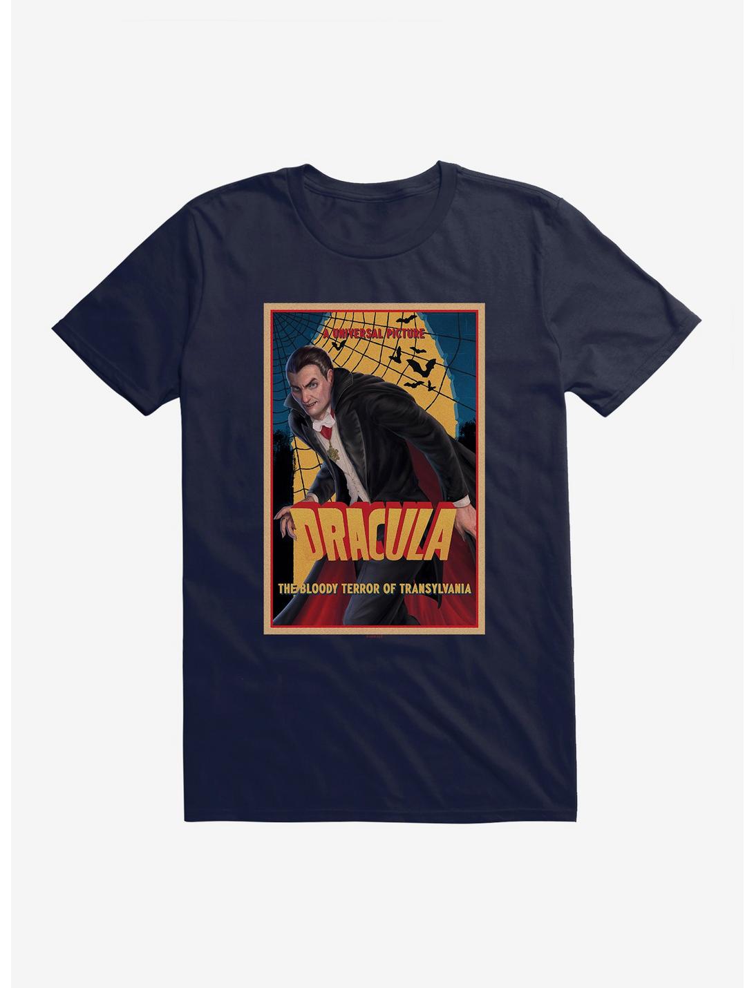 Universal Monsters Dracula Bloody Terror Of Transylvania T-Shirt