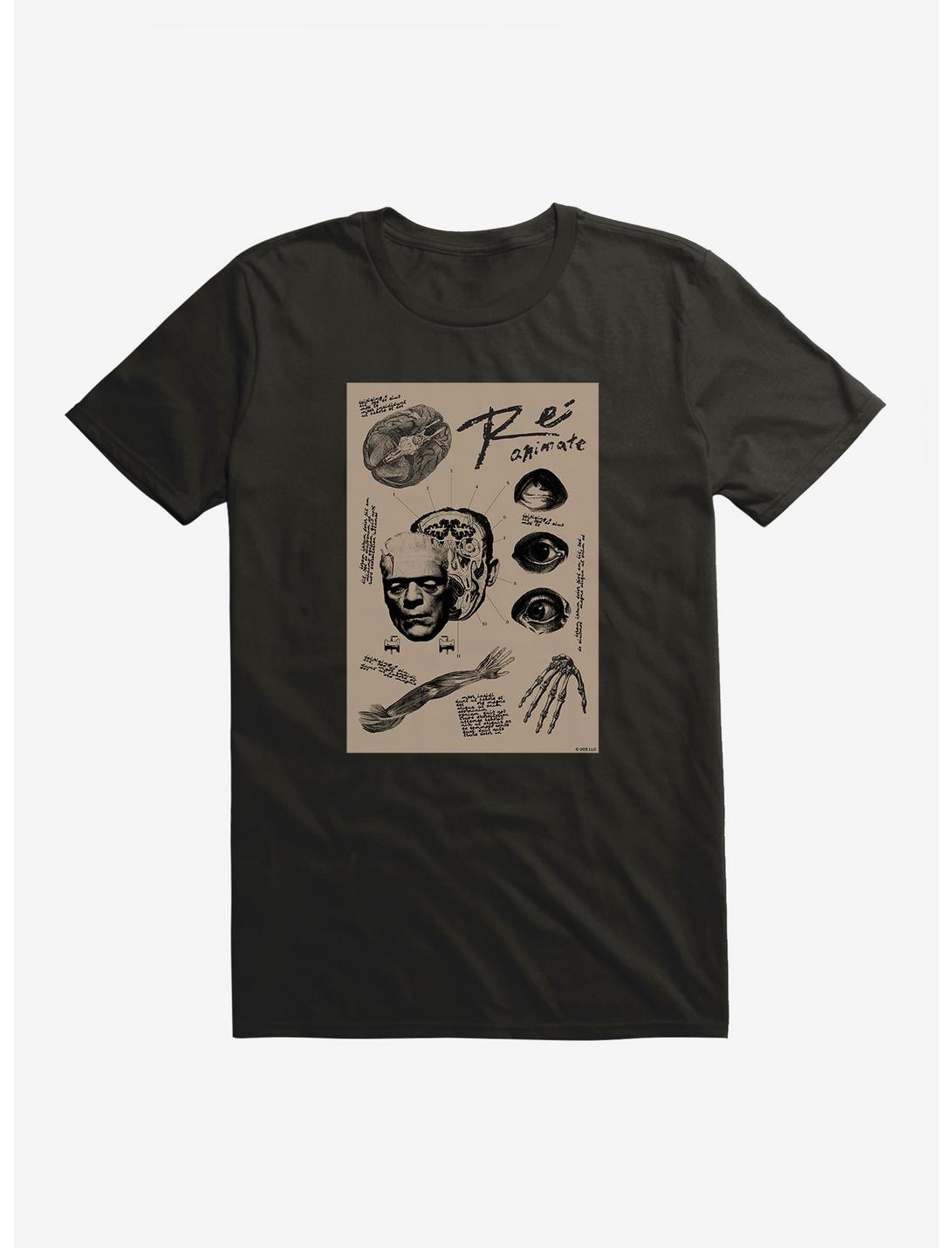 Universal Monsters Frankenstein Anatomy T-Shirt