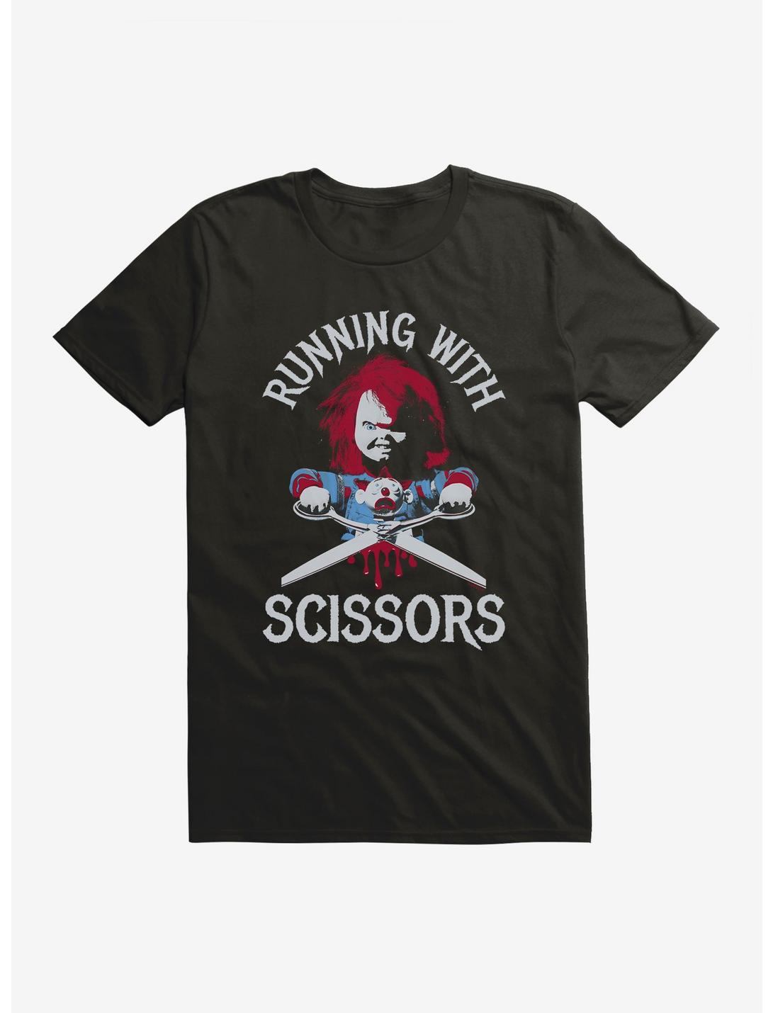 Chucky Running With Scissors T-Shirt