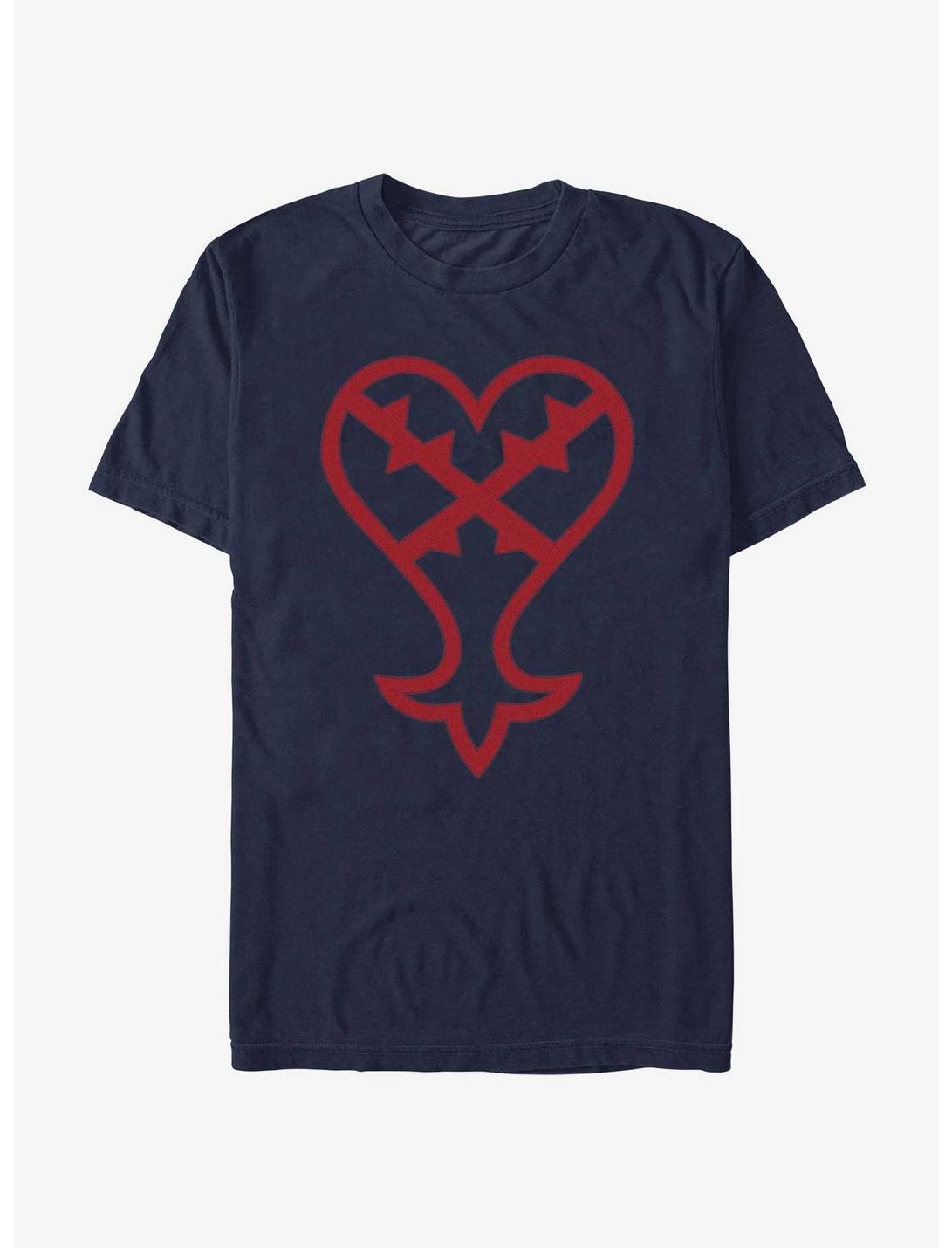 T-shirt central sans cœur Disney Kingdom Hearts
