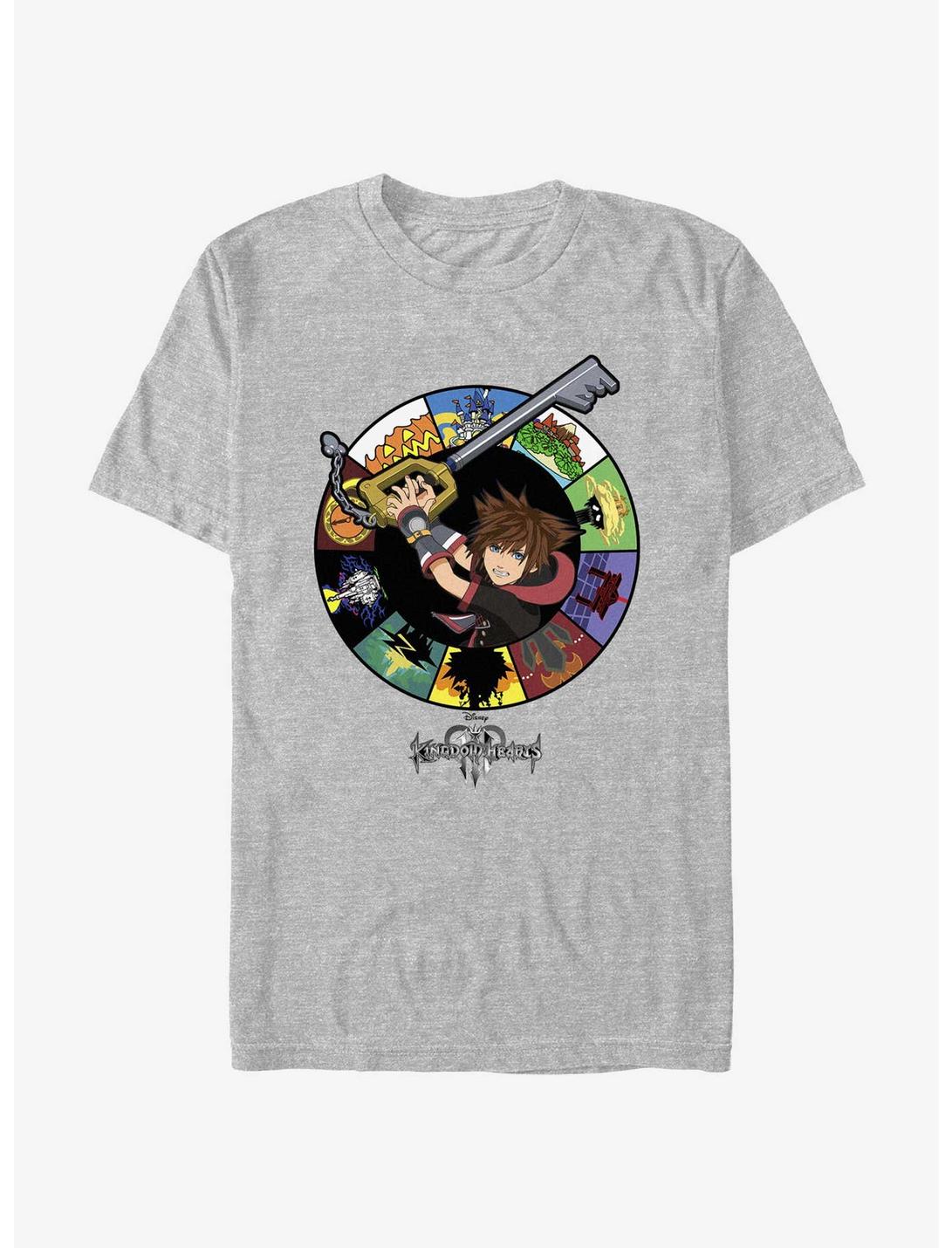 T-shirt Disney Kingdom Hearts Sora Drapeaux