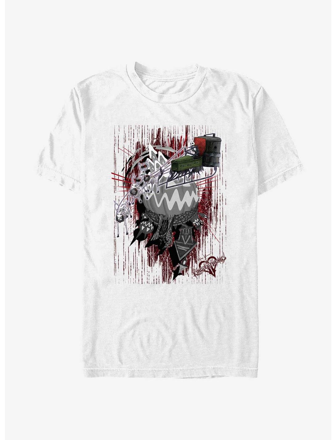 Disney Kingdom Hearts Jack Skellington Reindeer T-Shirt