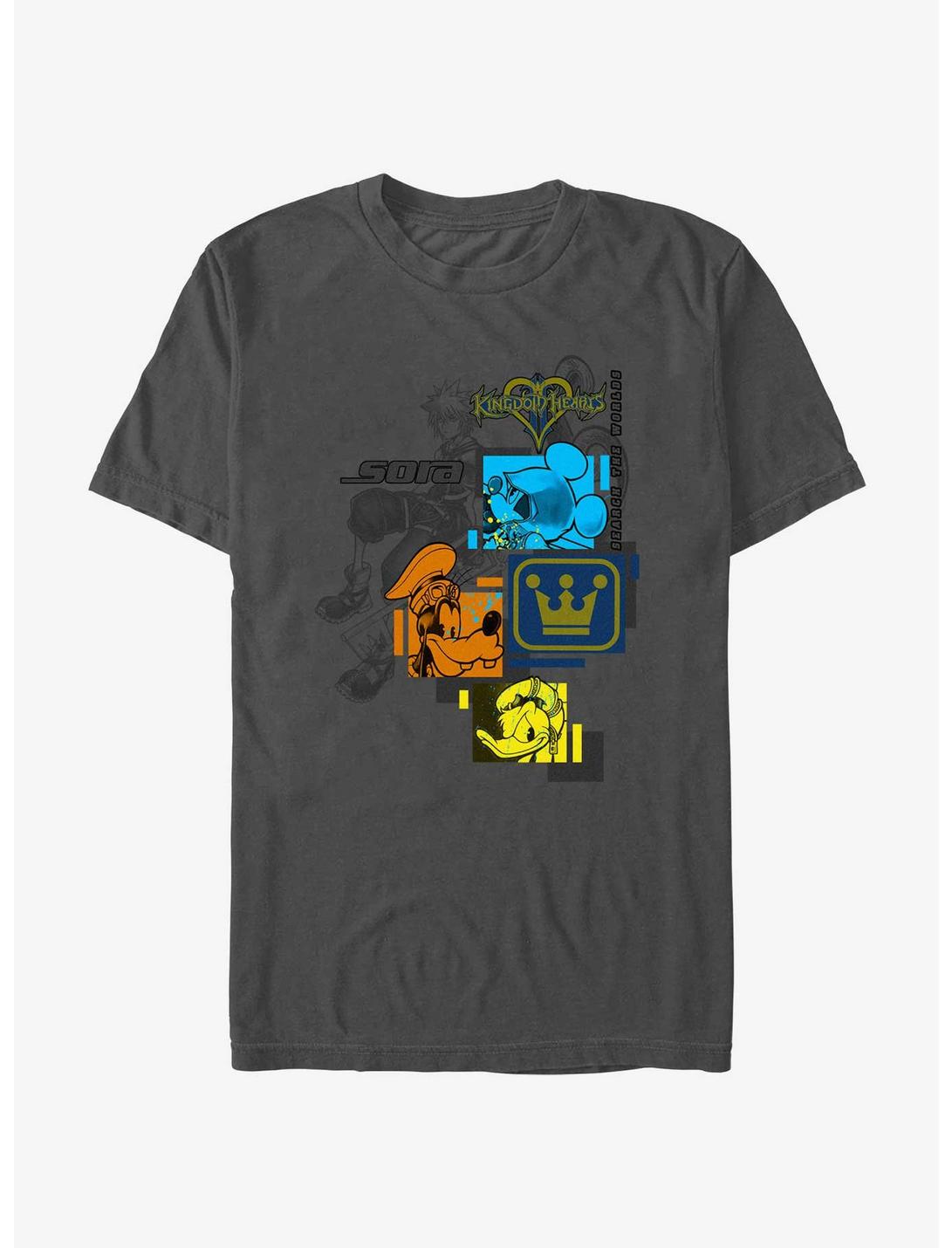 Disney Kingdom Hearts Scatter Squares T-Shirt