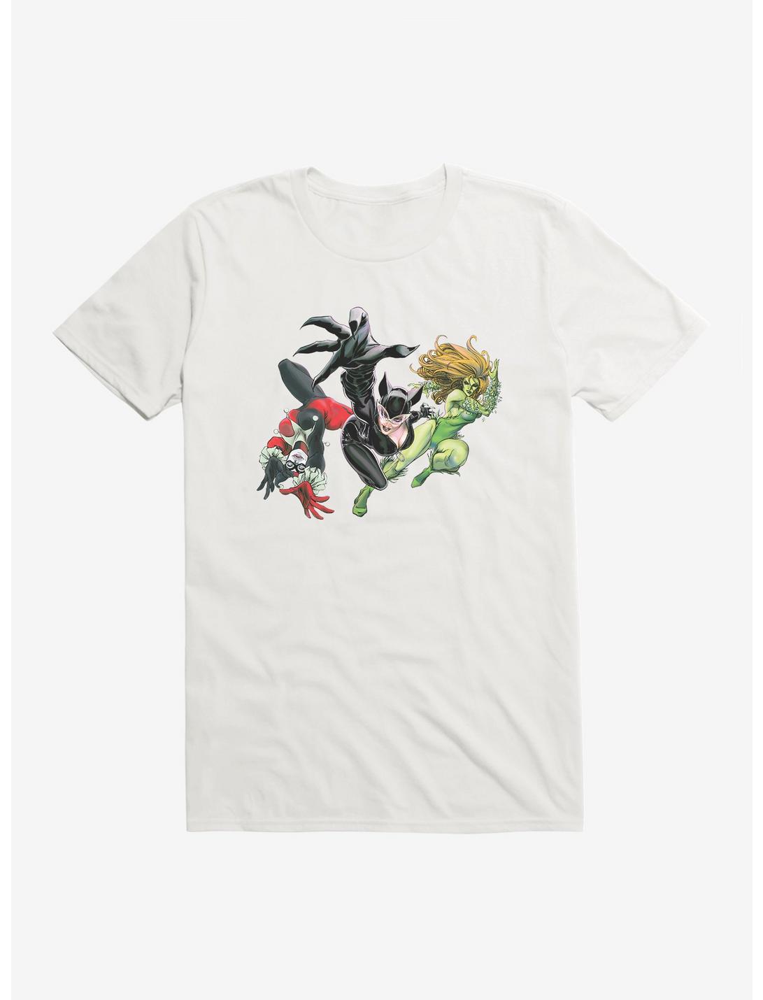 T-shirt Batman Harley Quinn, Cat Woman et Poison Ivy