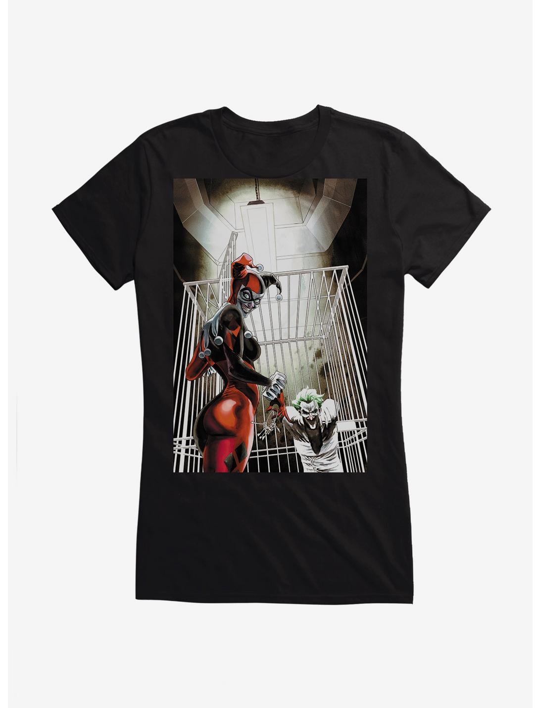 Batman The Joker and Harley Quinn Cage Girls T-Shirt