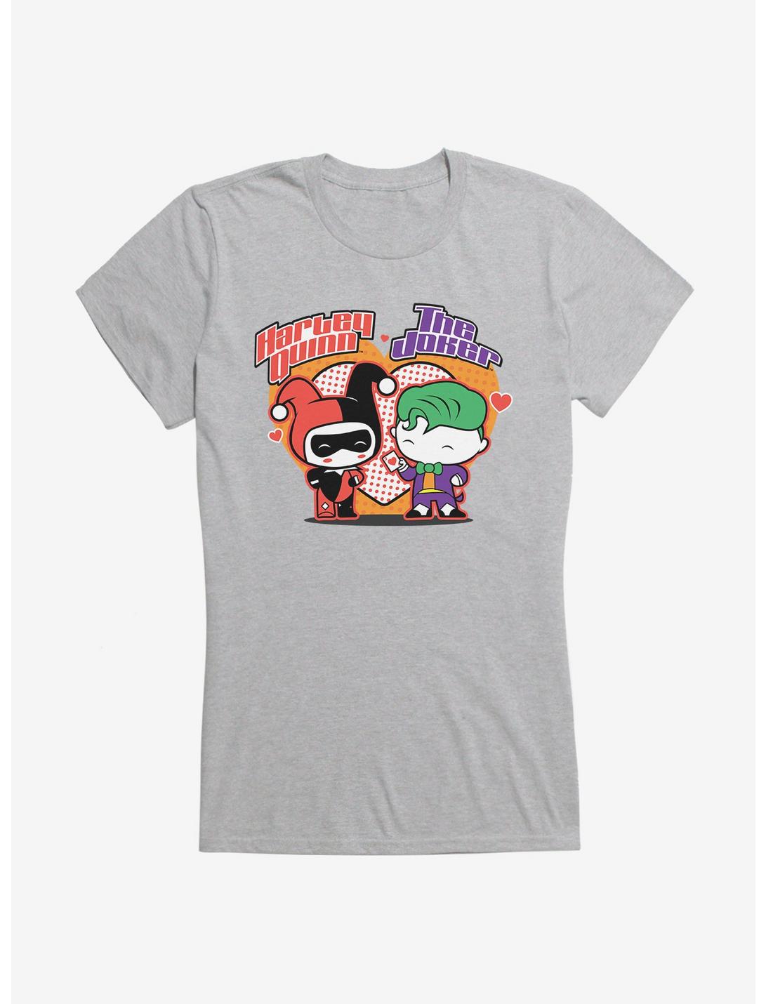 Batman Chibi Harley Quinn And The Joker Girls T-Shirt