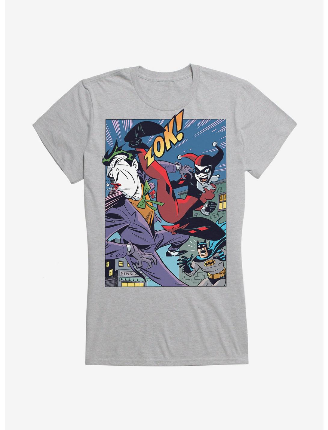 Batman Harley Quinn Joker Kick Girls T-Shirt