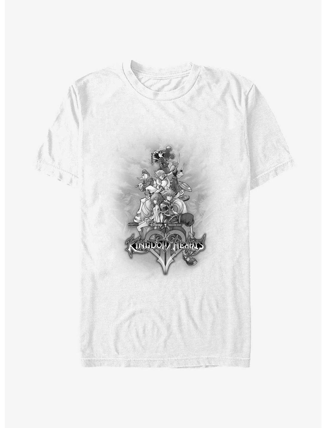 Disney Kingdom Hearts Kingdom In Gray T-Shirt