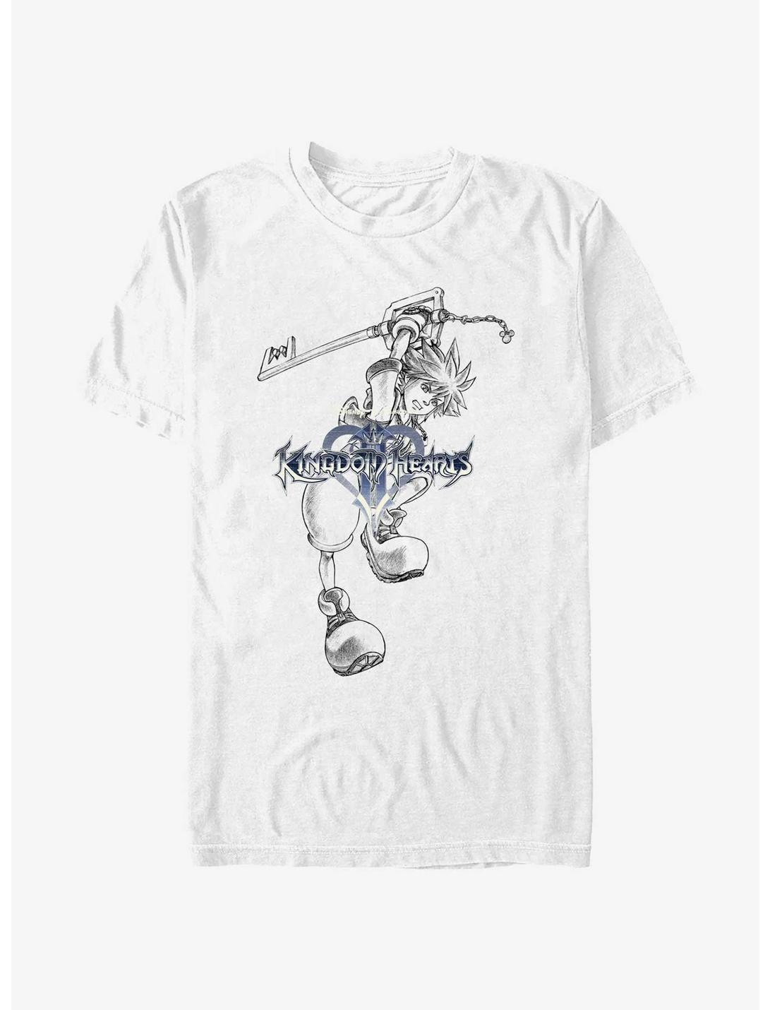 T-shirt Disney Kingdom Hearts avec les cœurs qui sautent