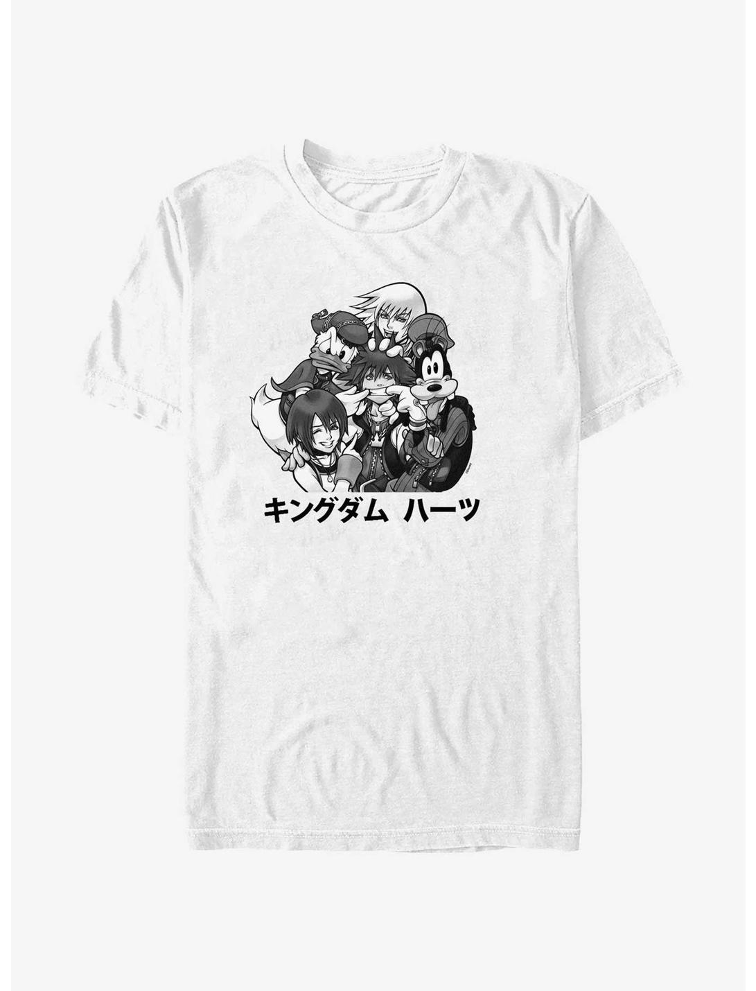 T-shirt rayé tonal Disney Kingdom Hearts Group