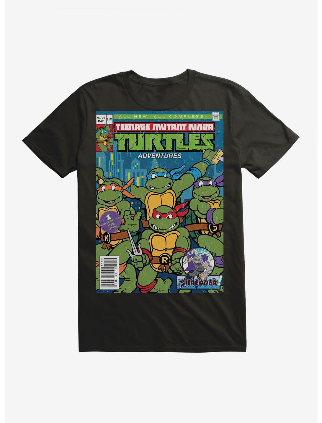 Teenage Mutant Ninja Turtles Adventures Comic Book Group Cover T-Shirt