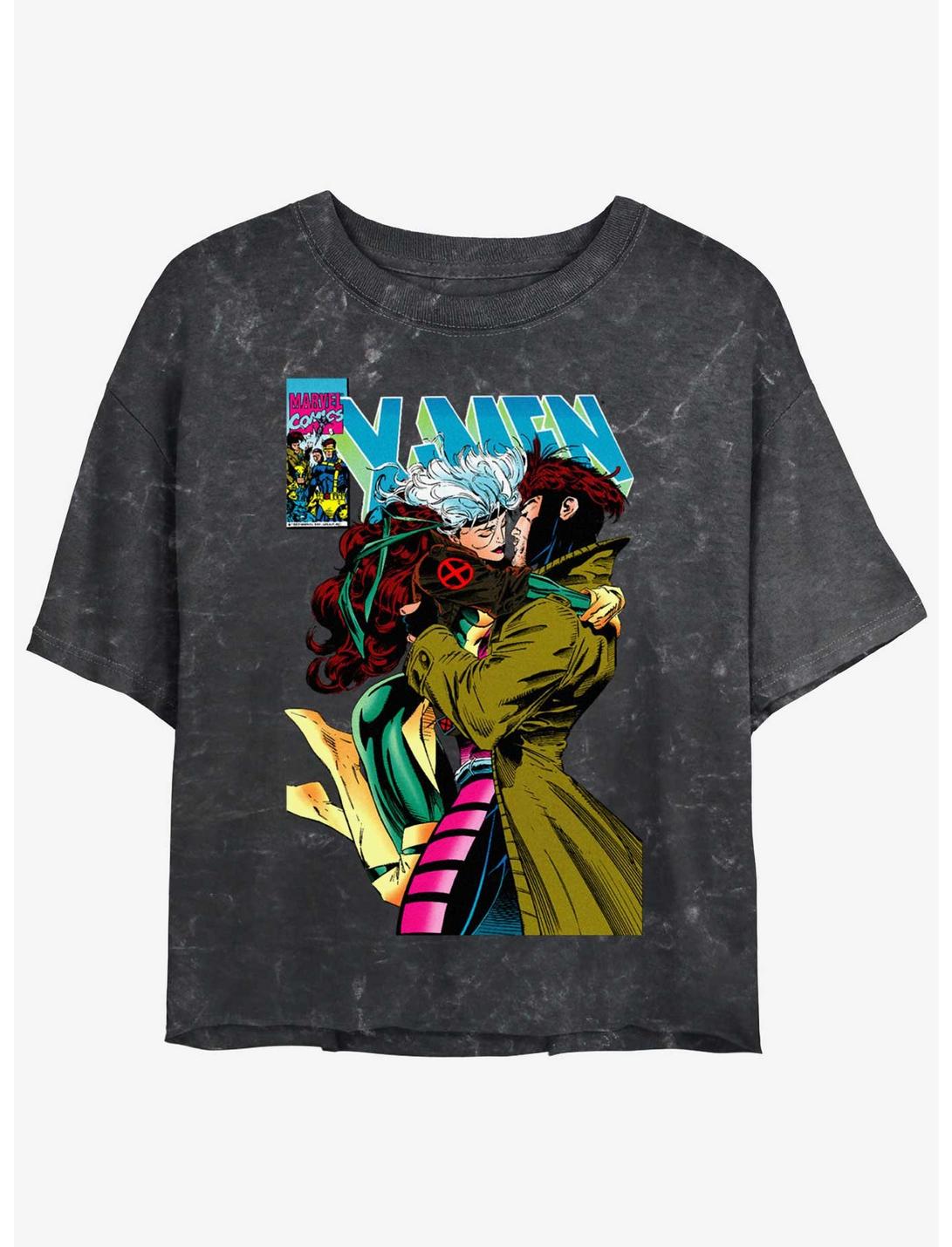 T-shirt court Marvel X-Men '97 Rogue & Gambit 4Eva pour filles à délavage minéral