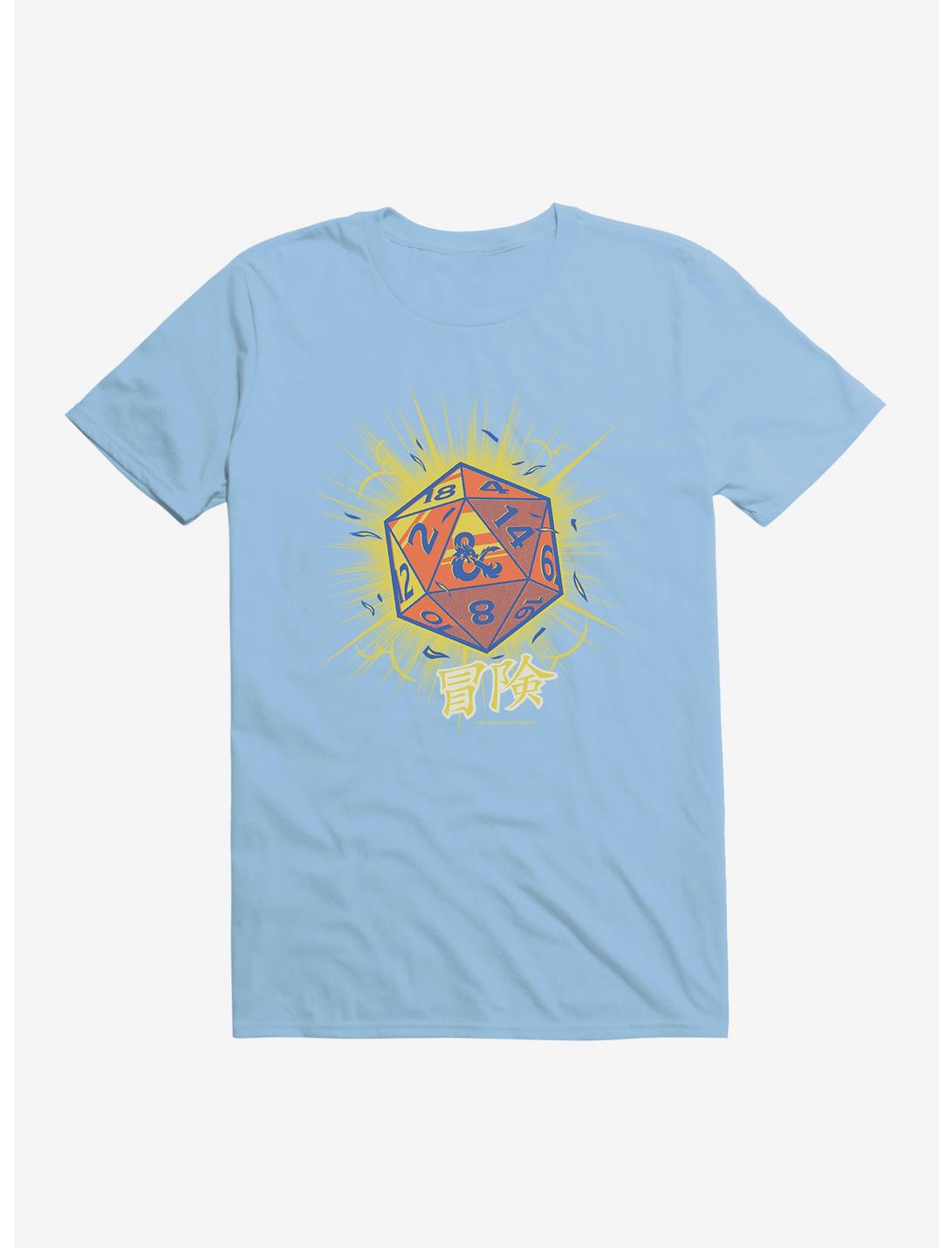 T-shirt Donjons & Dragons Dados D20 Lettres Asiatiques