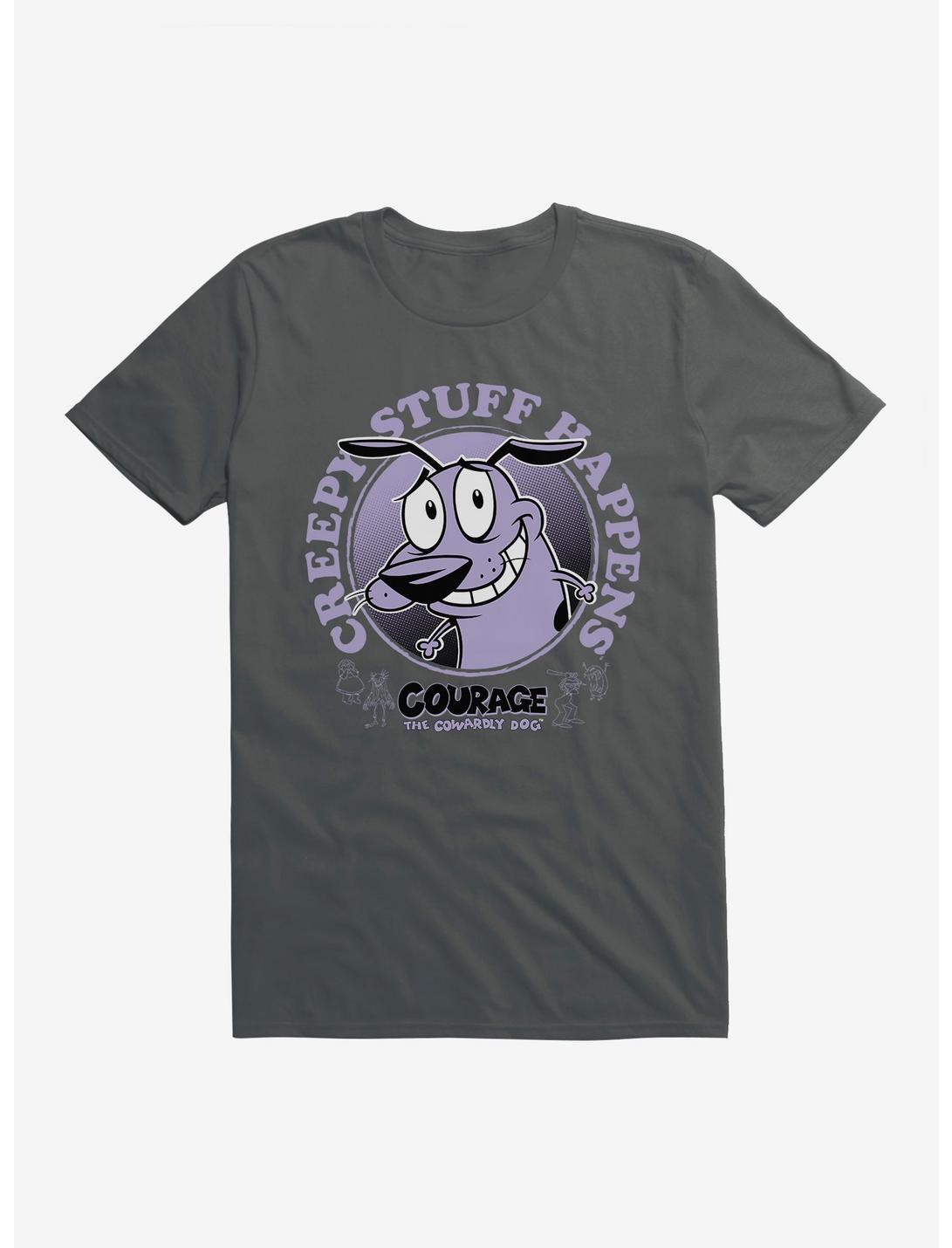 Cartoon Network Courage The Cowardly Dog Creepy Stuff Happens T-Shirt