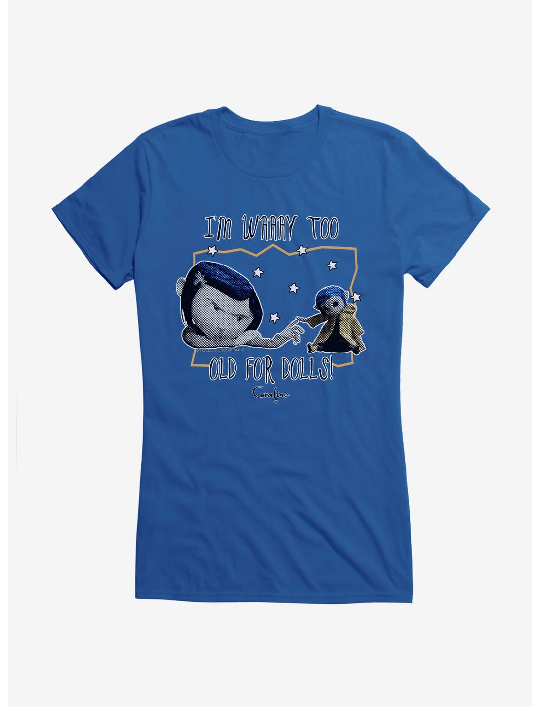 T-Shirt Fille Coraline Trop Vieille pour les Poupées