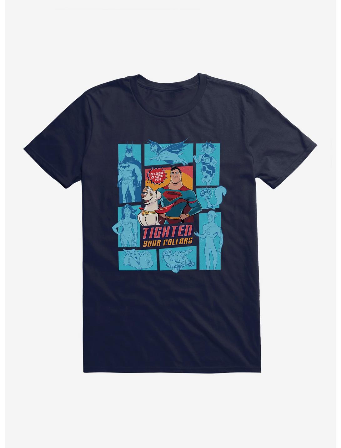 DC League Of Super-Pets Tighten Your Collars Comic Style T-Shirt