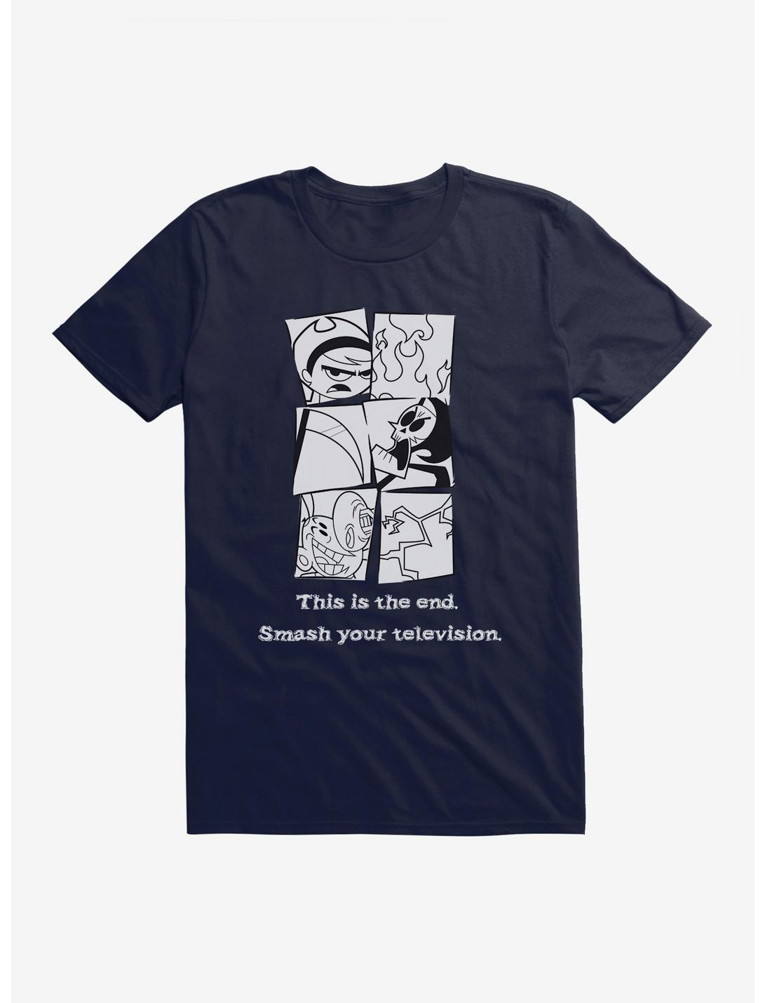 Grim Adventures Of Billy And Mandy Smash Your Television T-Shirt