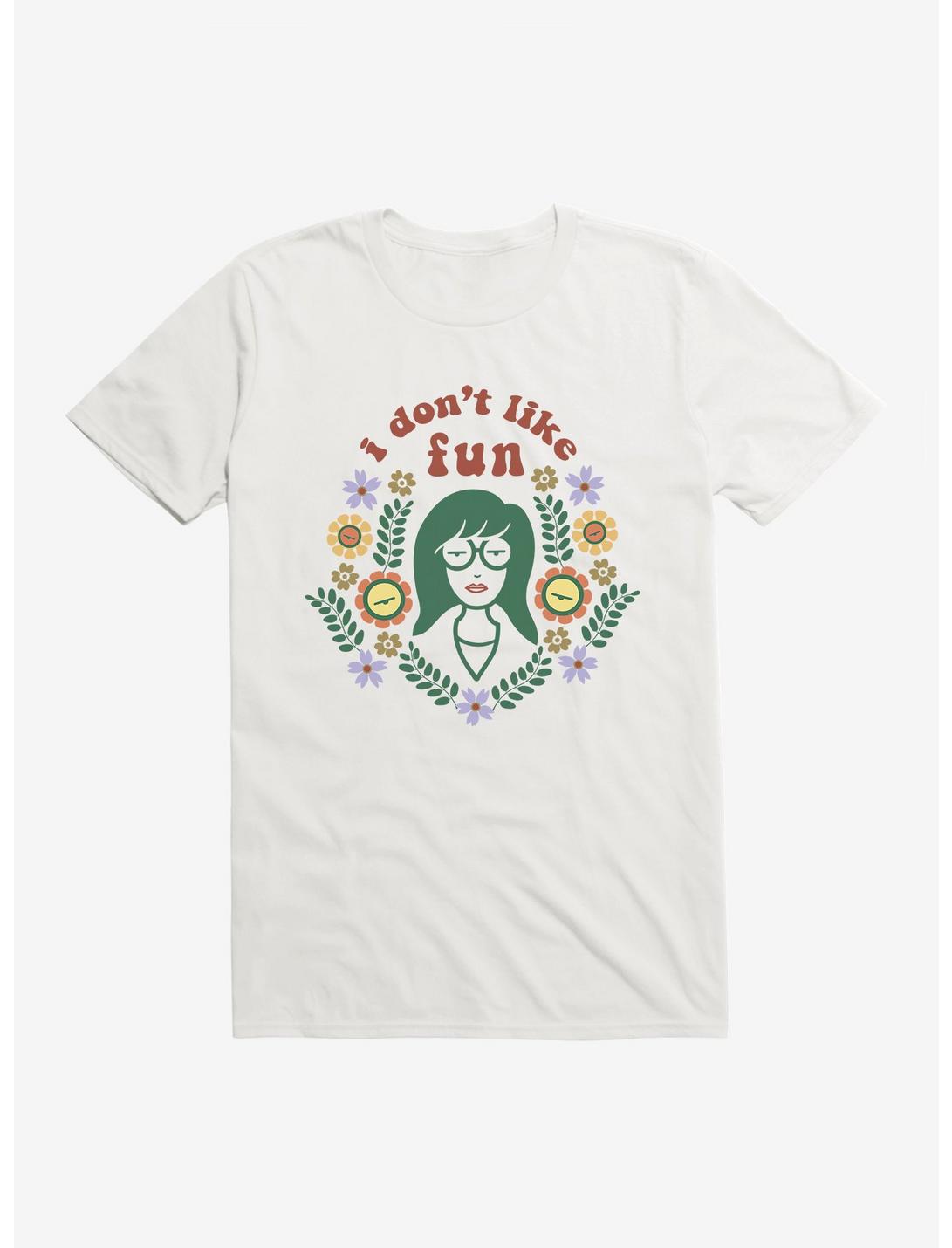 Daria I Don't Like Fun Floral T-Shirt