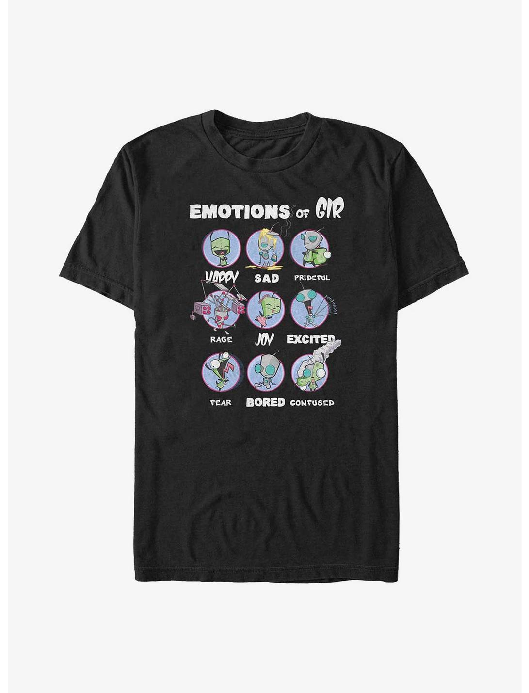 Invader ZIM Emotions Of Gir Big & Tall T-Shirt