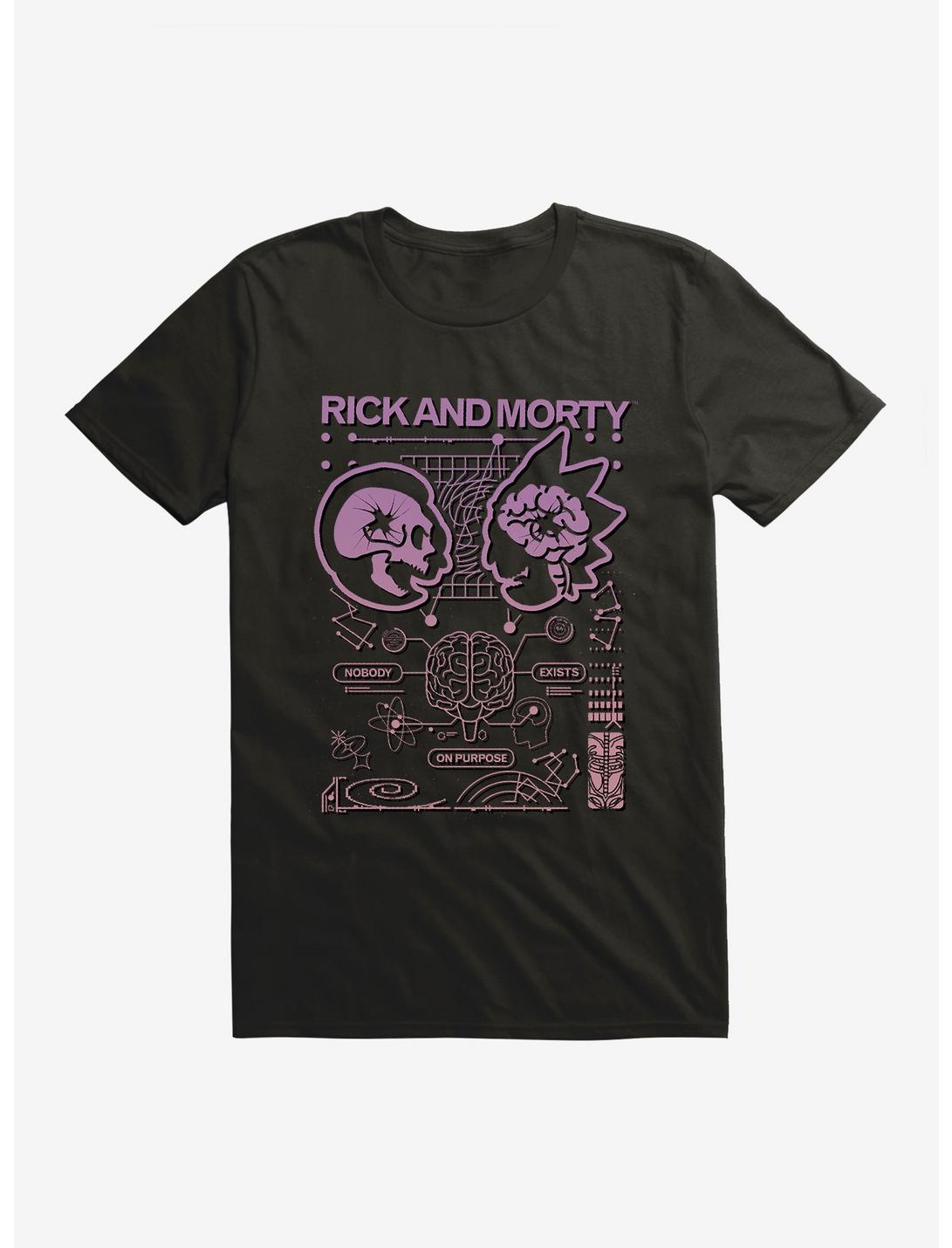 Rick And Morty Nobody Exists On Purpose T-Shirt