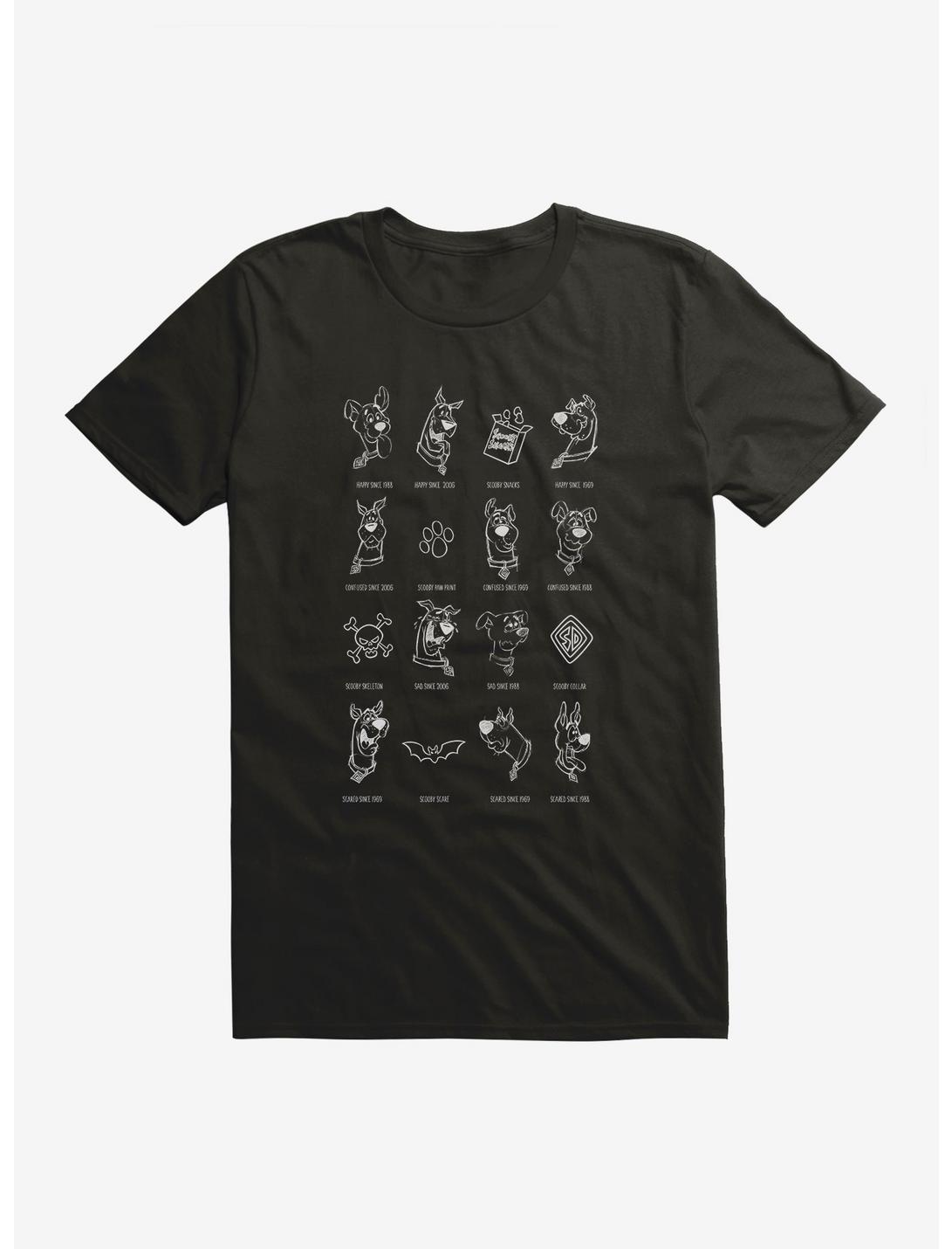 Scooby-Doo 50th Anniversary Iconic Symbols T-Shirt