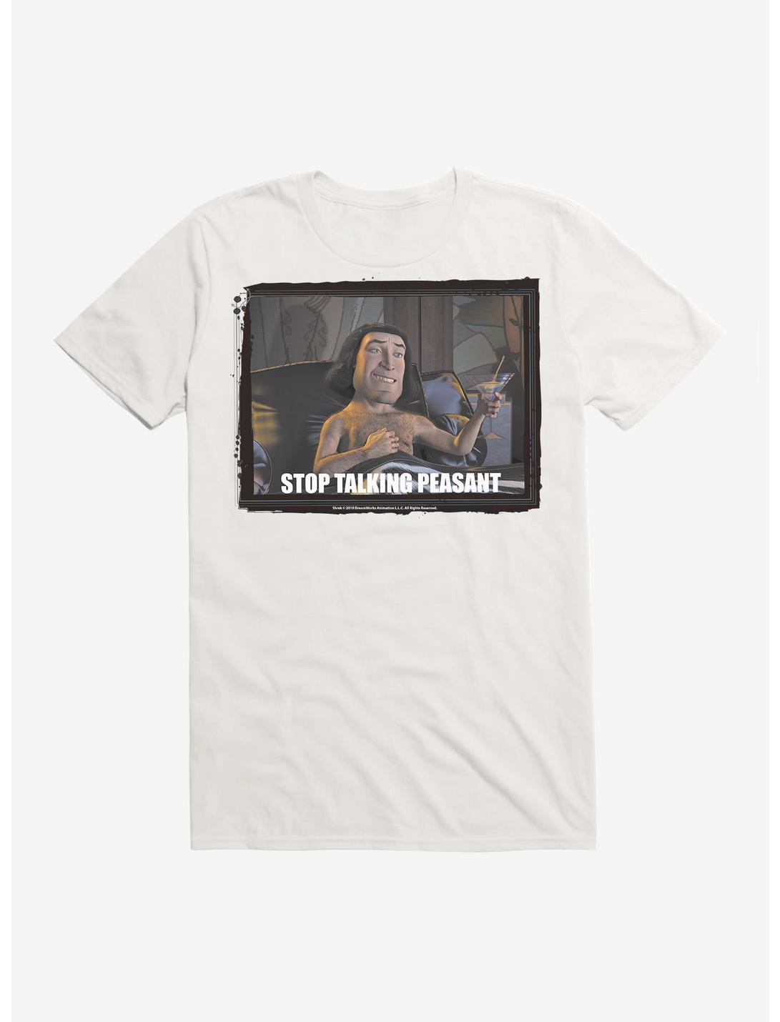 Shrek Farquaad Stop Talking Peasant T-Shirt