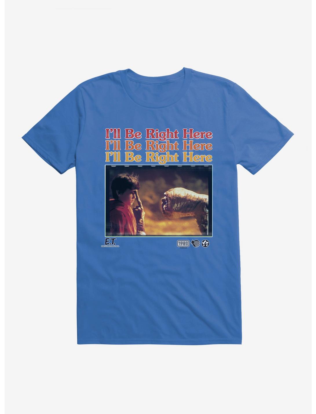 E.T. 40th Anniversary I'll Be Right Here Movie Still T-Shirt