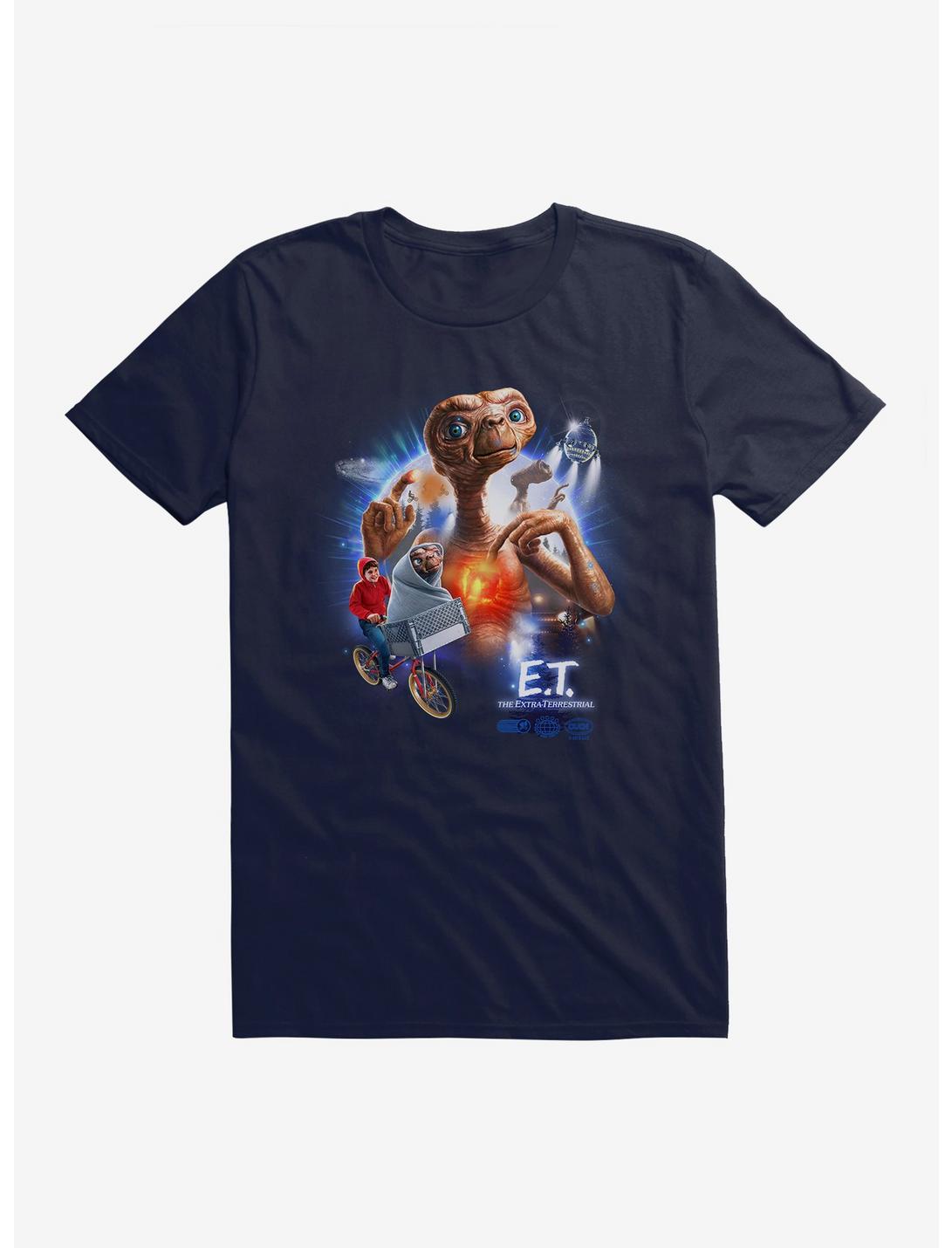 E.T. 40th Anniversary Iconic Movie Scenes Graphic T-Shirt