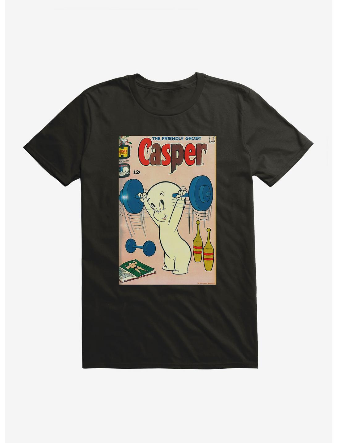 Casper The Friendly Ghost Weight Lifting T-Shirt