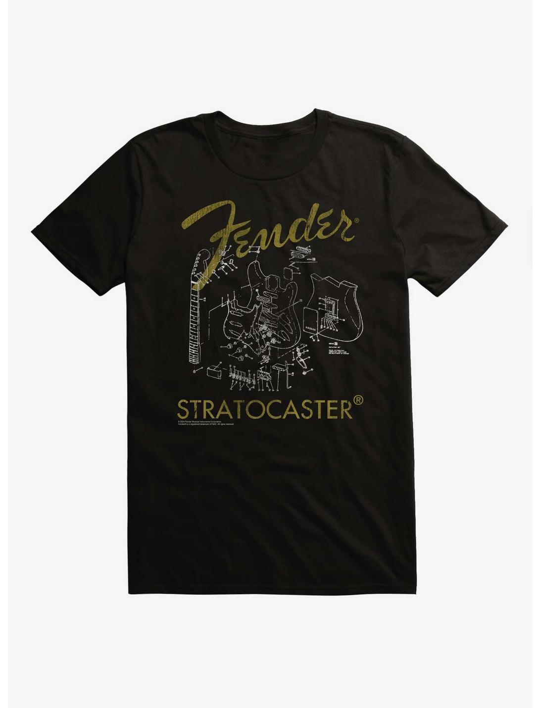 Fender Strarocaster Distressed T-Shirt
