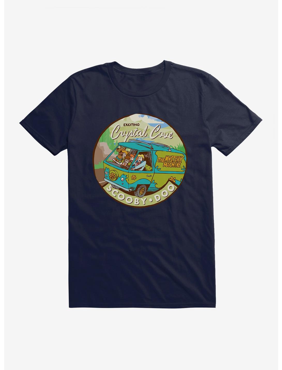 Scooby-Doo Crystal Cove Postcard Badge T-Shirt