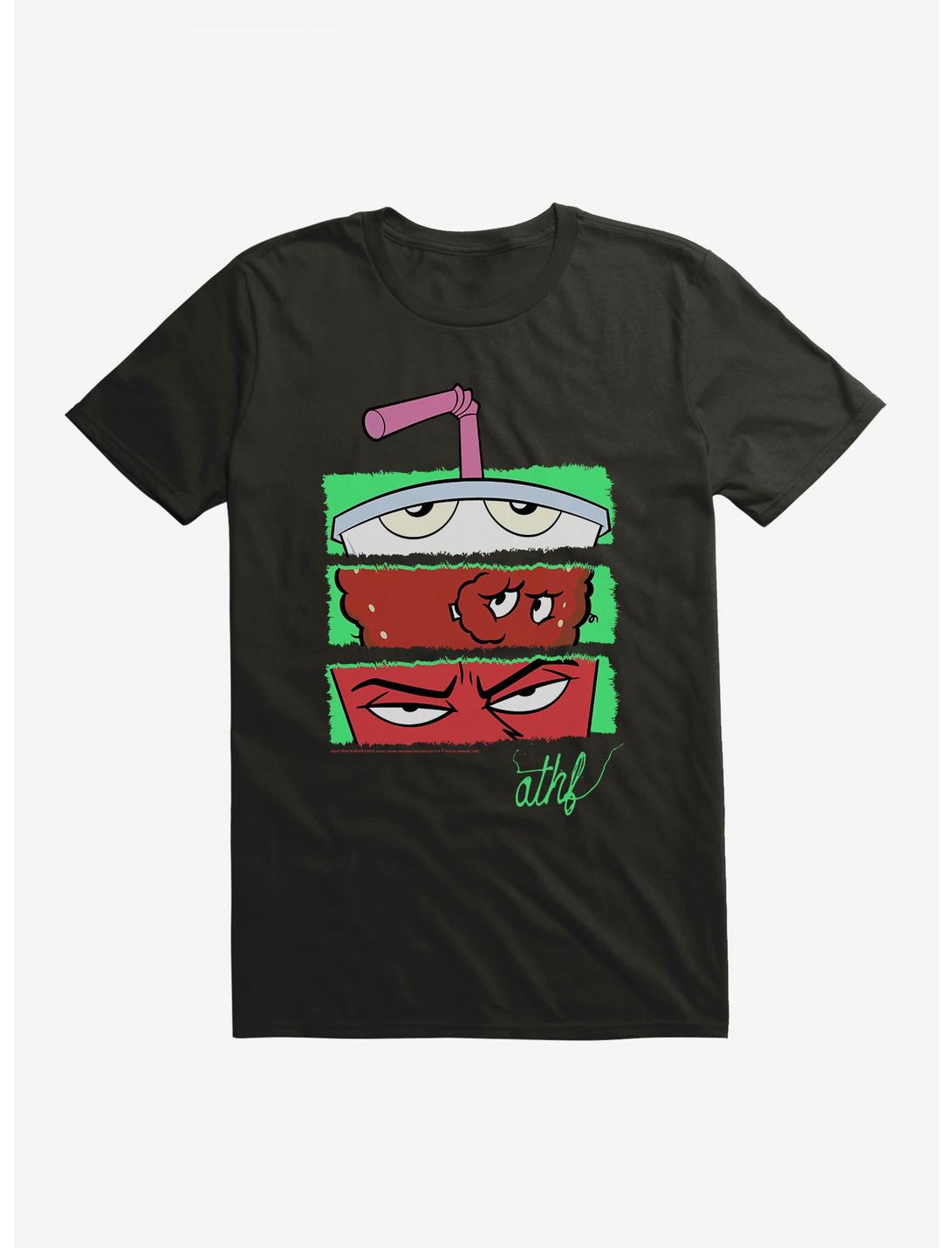 Aqua Teen Hunger Force Match 3 Face Tiles T-Shirt
