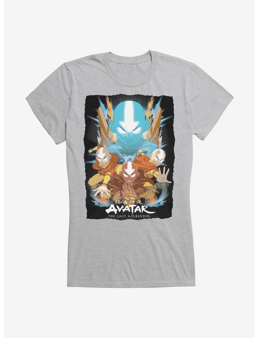 Avatar: The Last Airbender Aang Master Of All Elements Girls T-Shirt