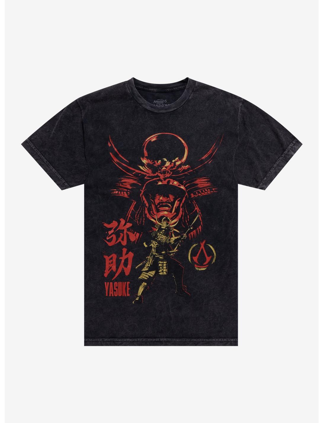 T-shirt Assassin's Creed Shadows Yasuke délavé aux pigments