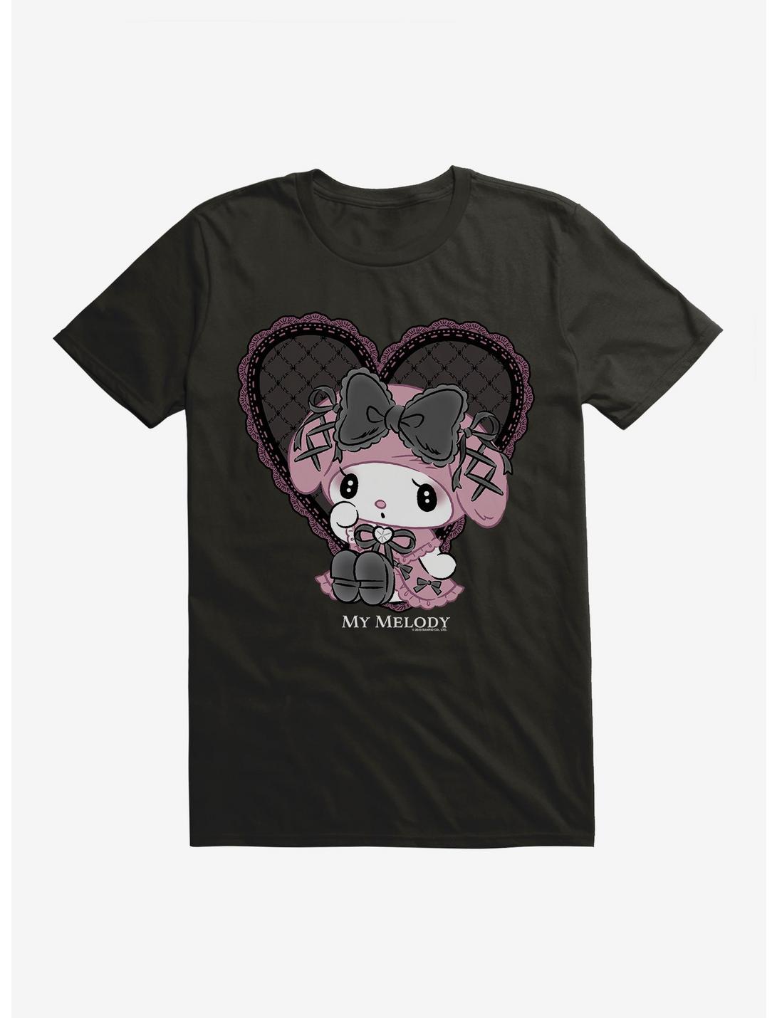 My Melody Lacey Black Heart T-Shirt