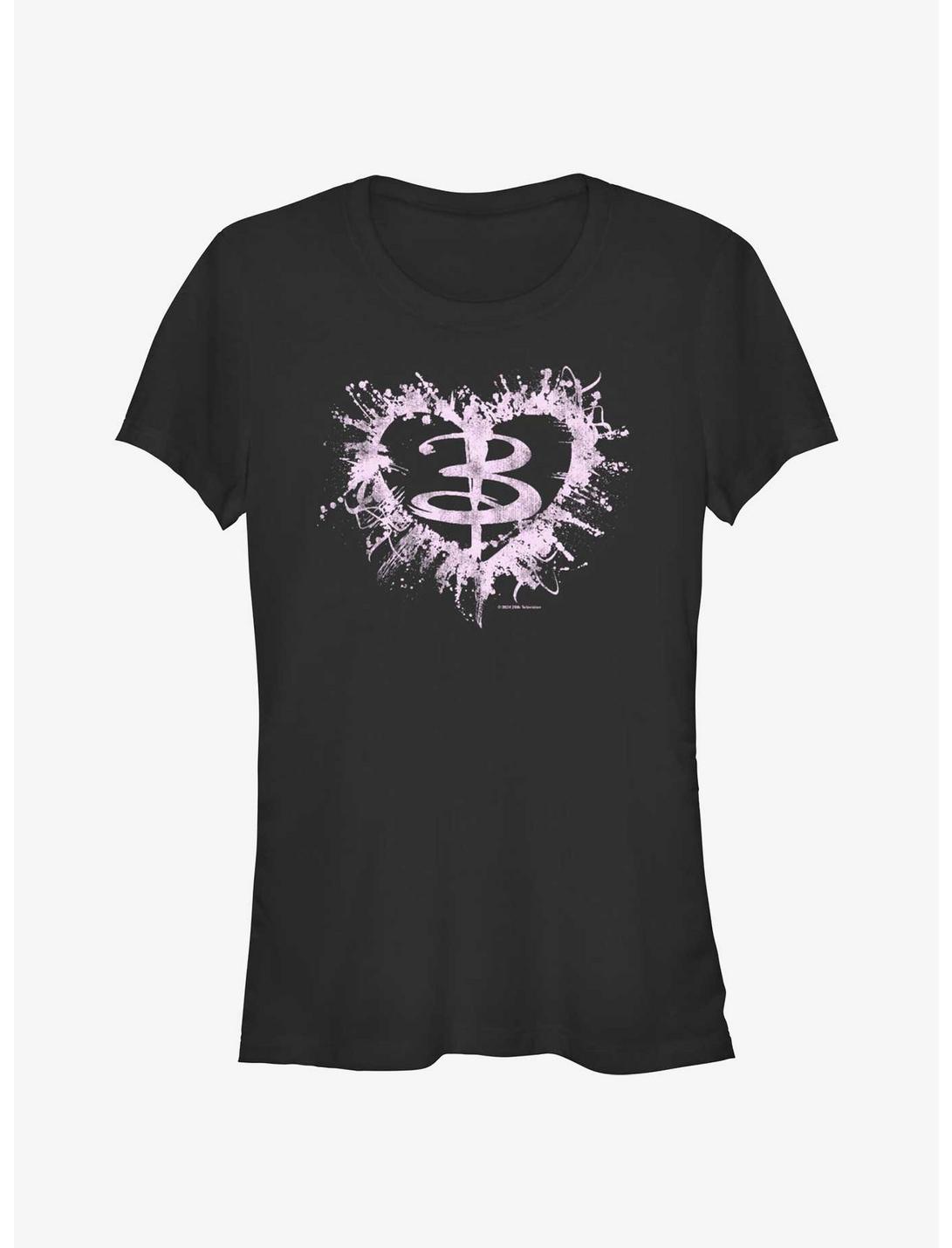 Buffy The Vampire Slayer Buffy Heart Logo Girls T-Shirt