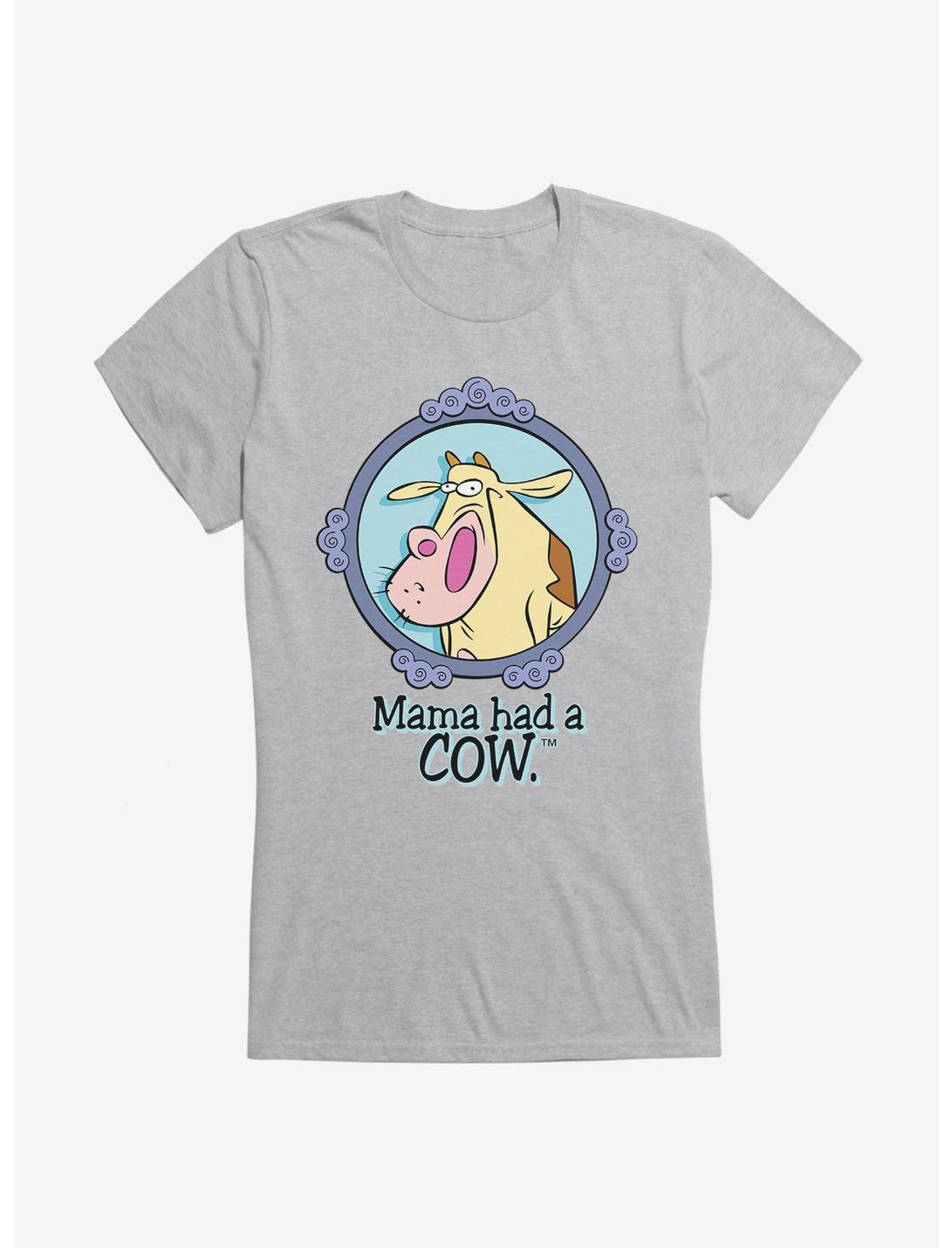 T-shirt fille "Maman a eu une vache" de Cow and Chicken