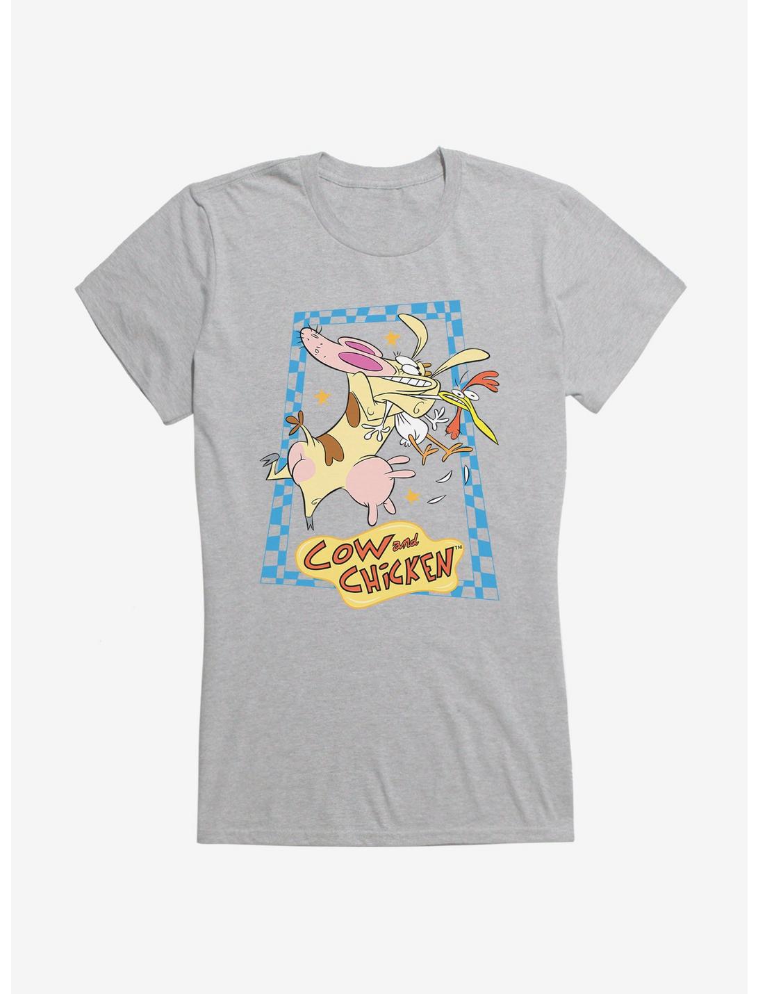 Cow And Chicken Squeeze Girls T-Shirt