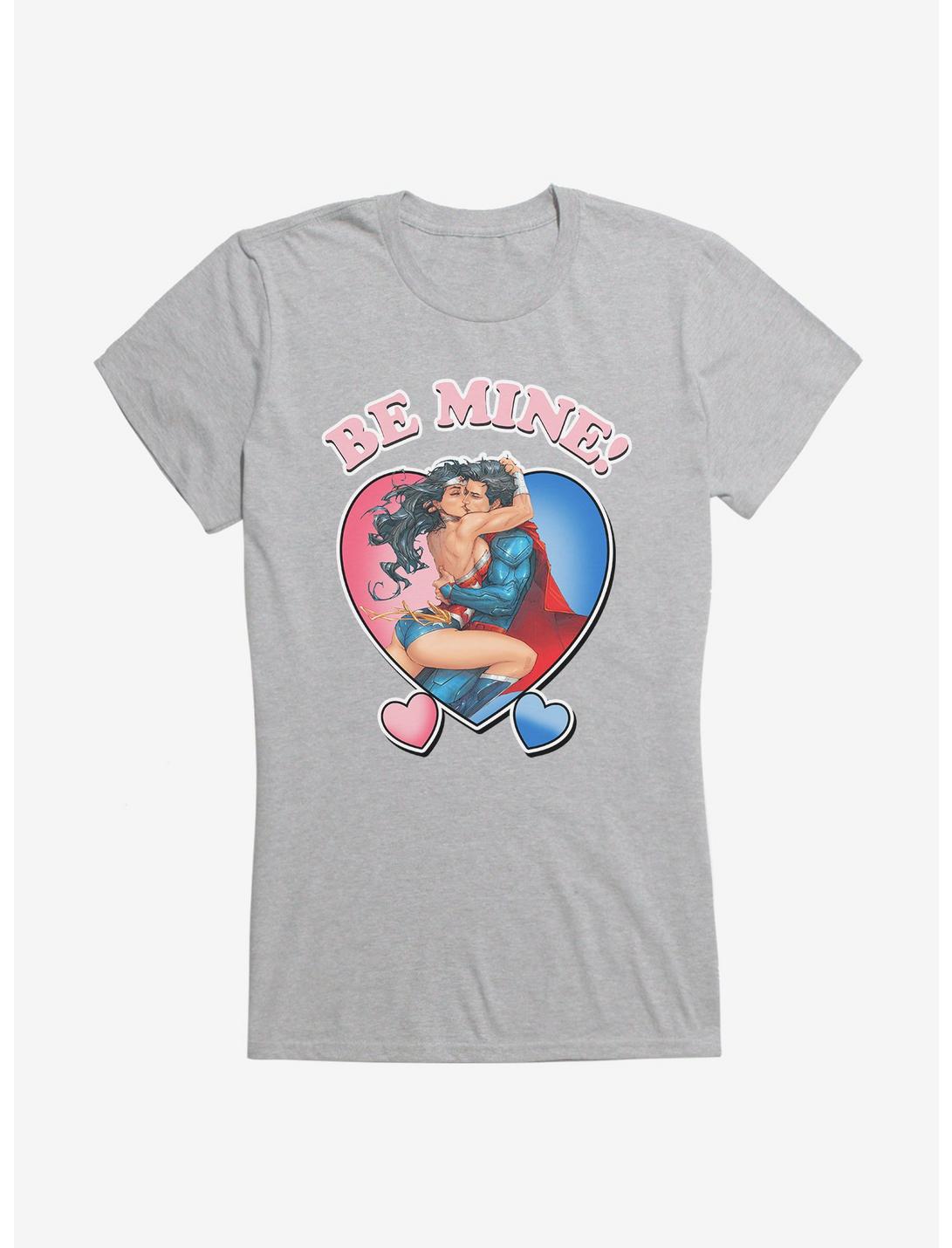 DC Comics Be Mine Superman & Wonder Woman Girls T-Shirt