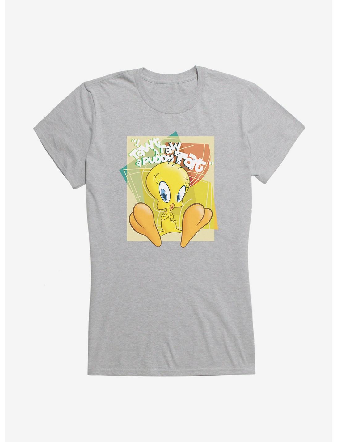 Looney Tunes Tweety Bird Taw A Puddy Tat Girls T-Shirt