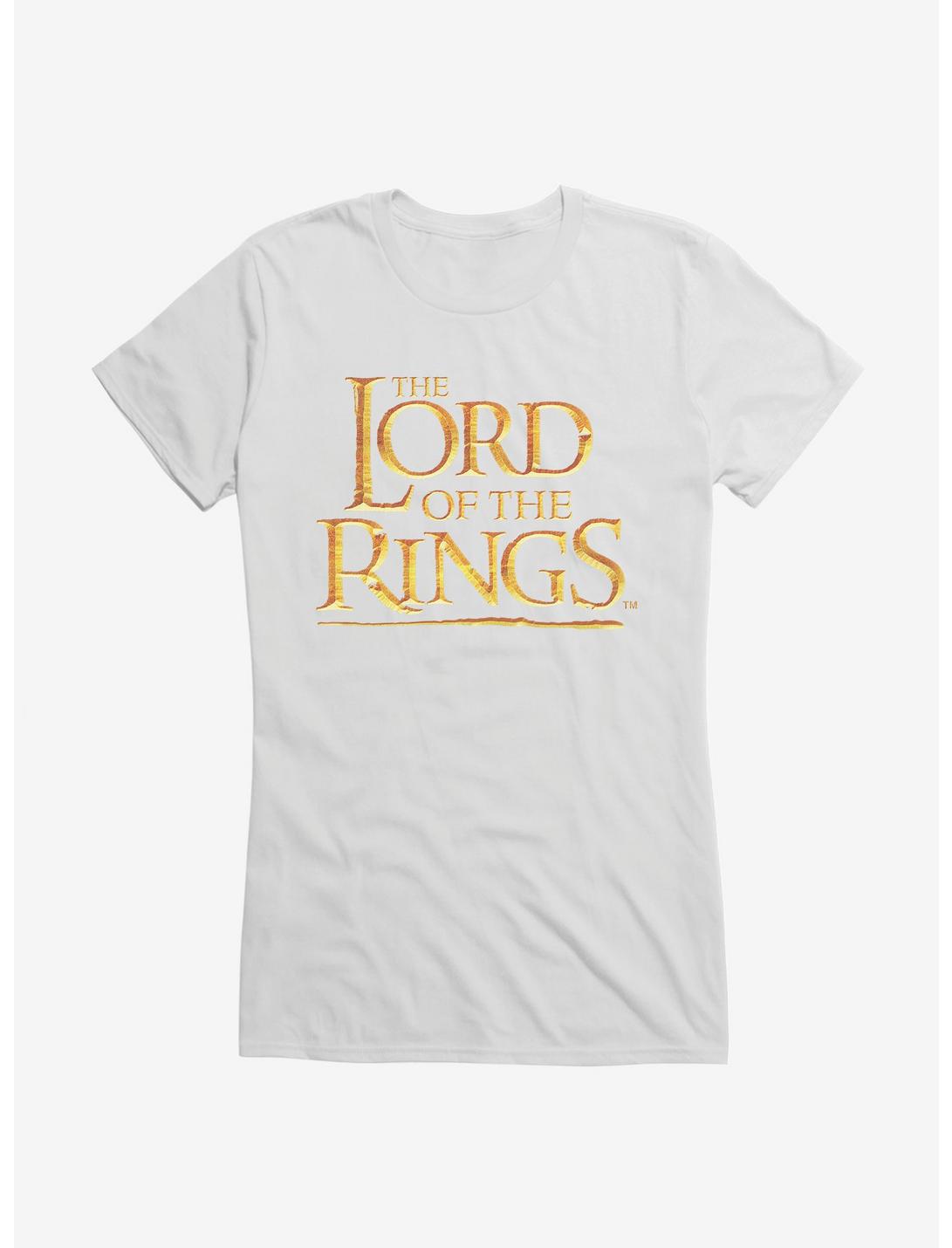 The Lord Of The Rings Title Logo Girls T-Shirt