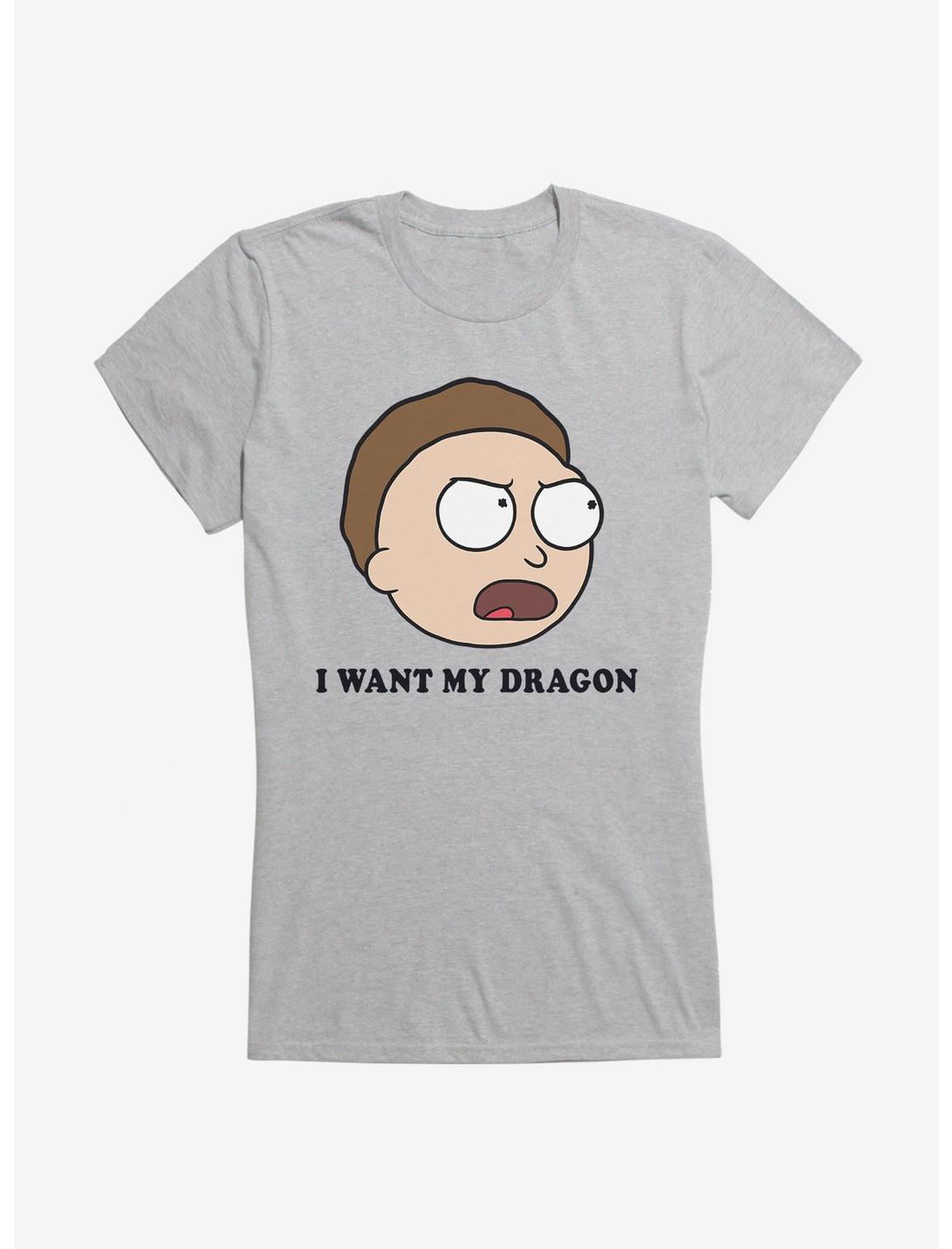 Rick And Morty Dragon Morty Girls T-Shirt