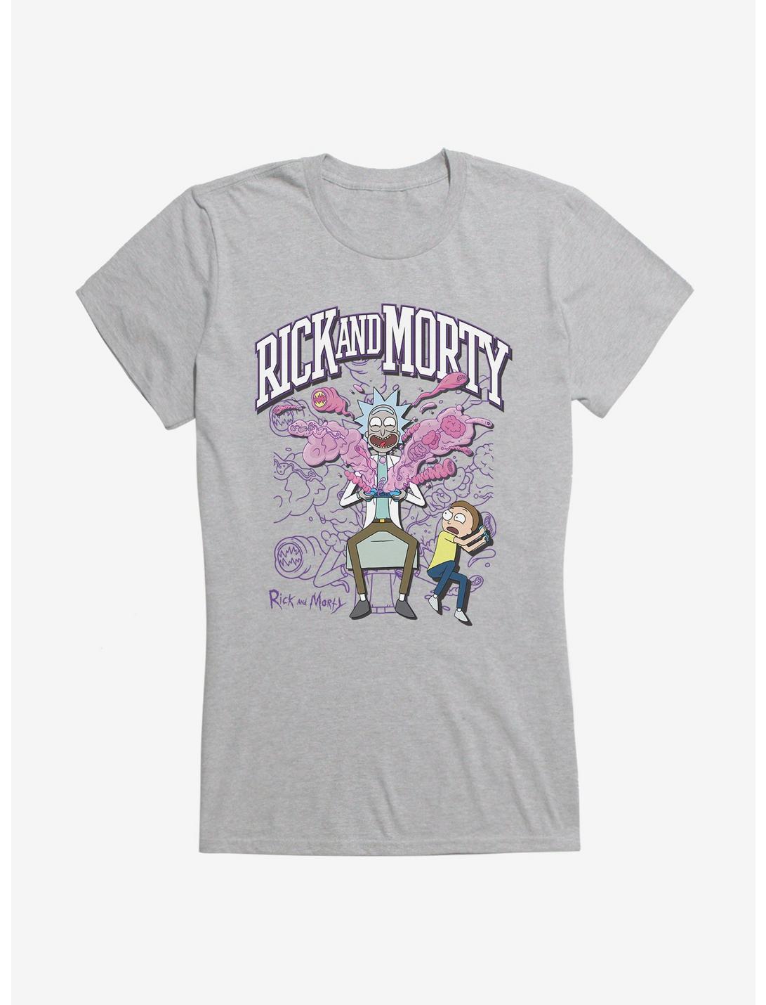 Rick And Morty Gaming Explosion Girls T-Shirt